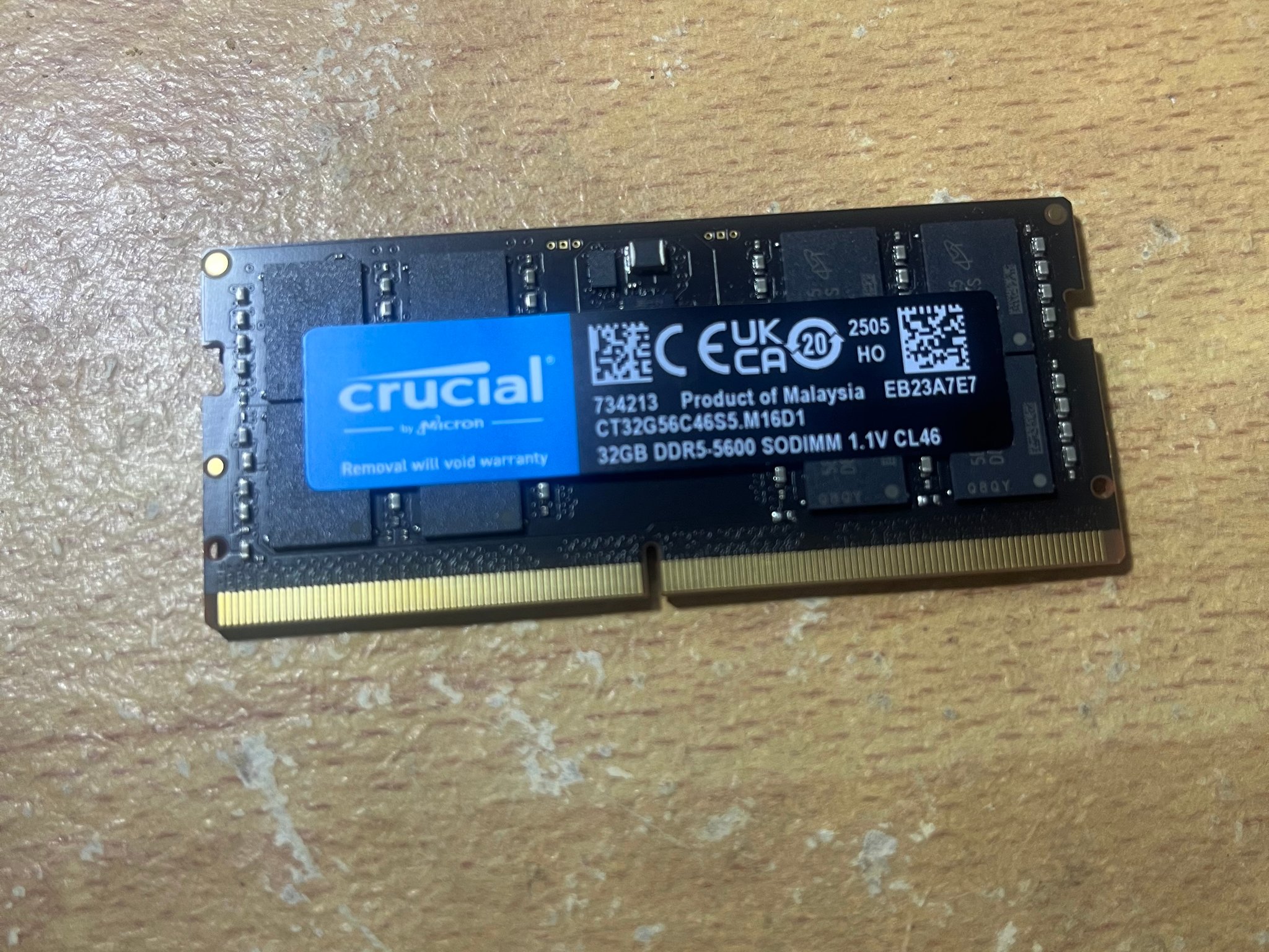 Crucial 32GB DDR5 RAM