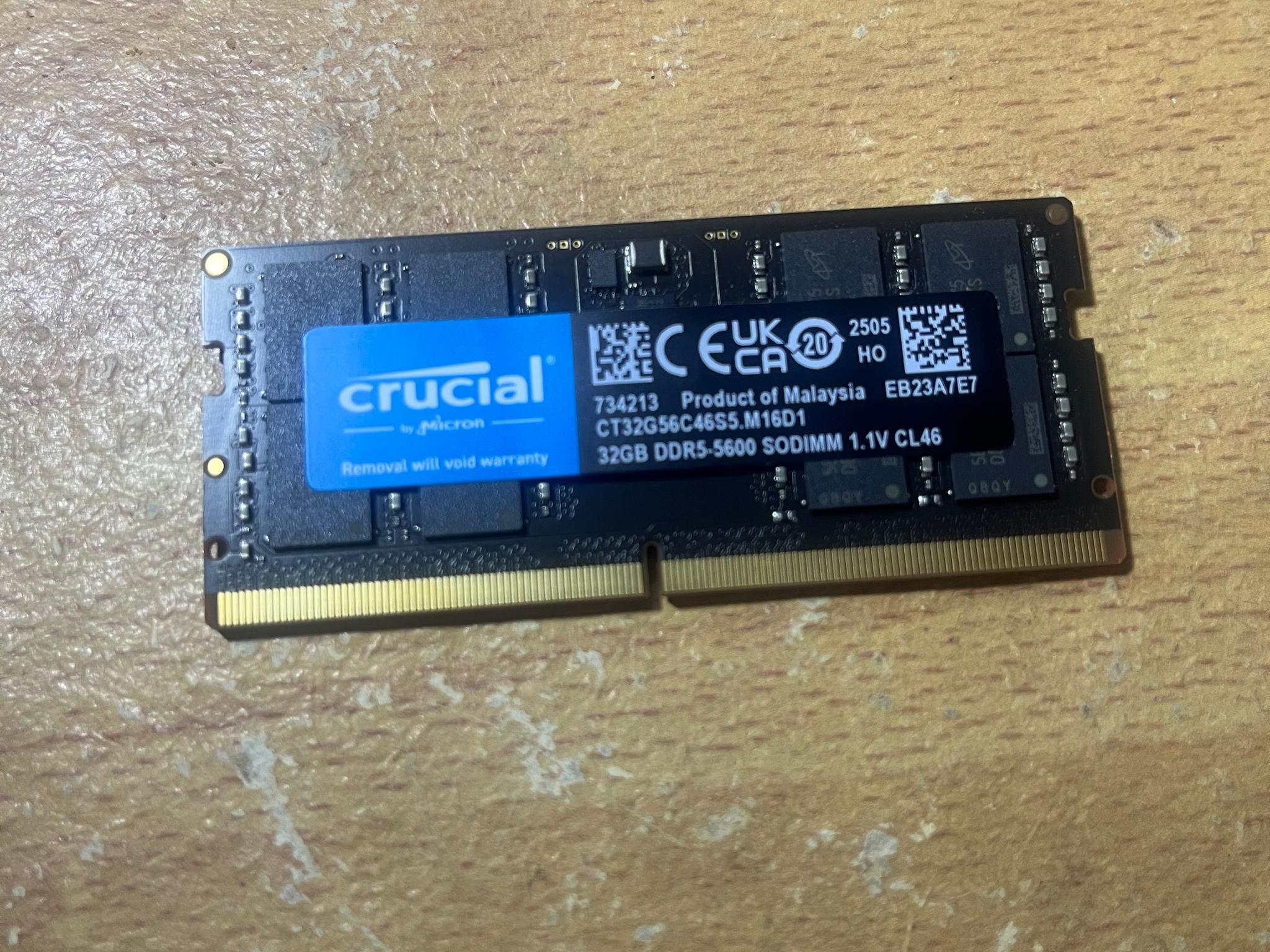 Crucial 32GB DDR5 RAM