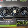 GeForce RTX™ 4070 Ti GAMING X SLIM 12G - LIKE NEW