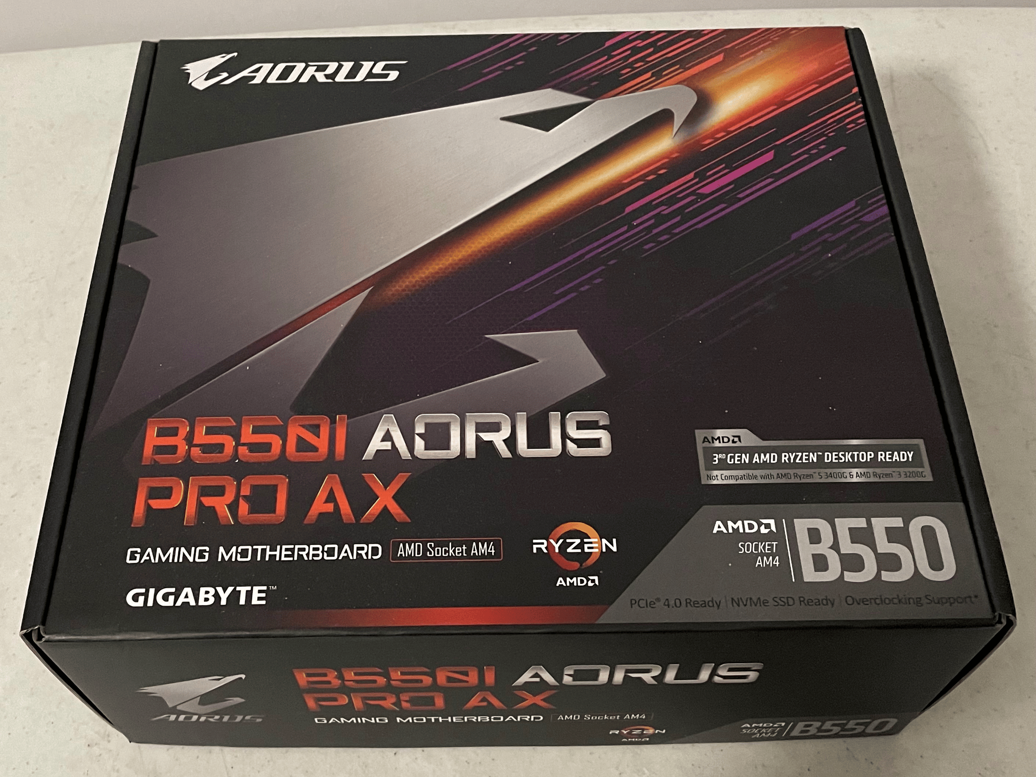 GIGABYTE B550I AORUS PRO AX AM4 Mini-ITX Motherboard (used)