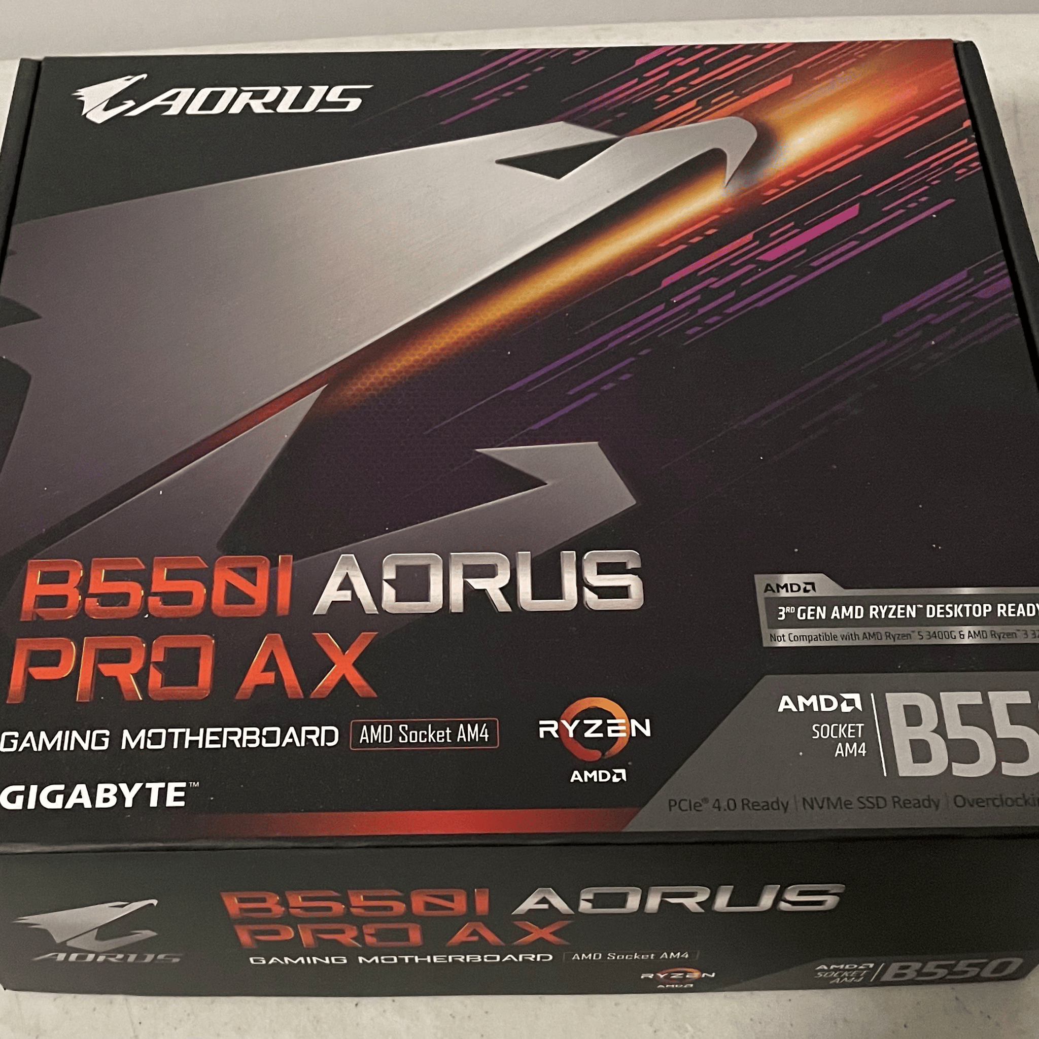 GIGABYTE B550I AORUS PRO AX AM4 Mini-ITX Motherboard (used)