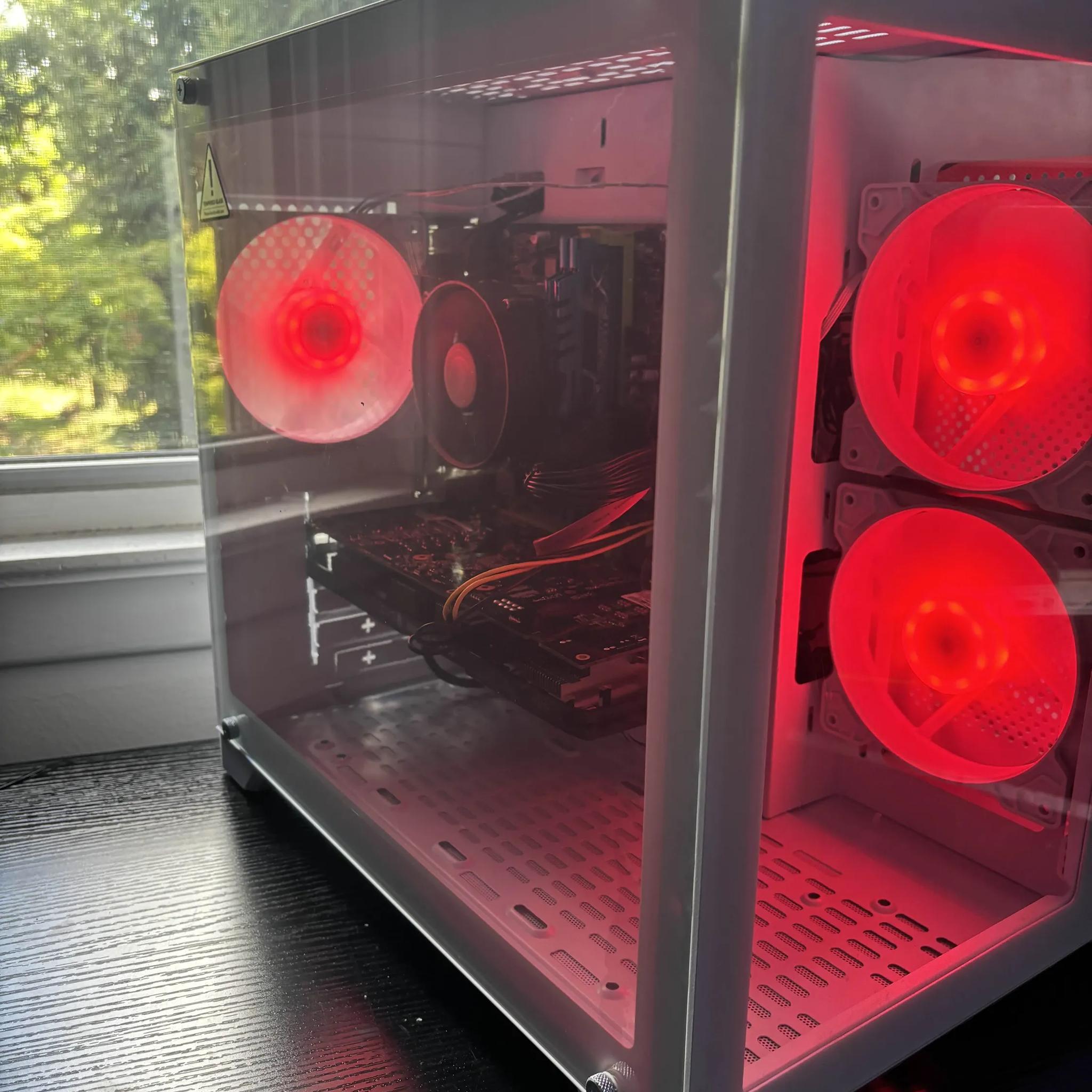 GAMING PC i5 16GB NVIDIA GTX 950 RGB Lighting RGB Fans Computer