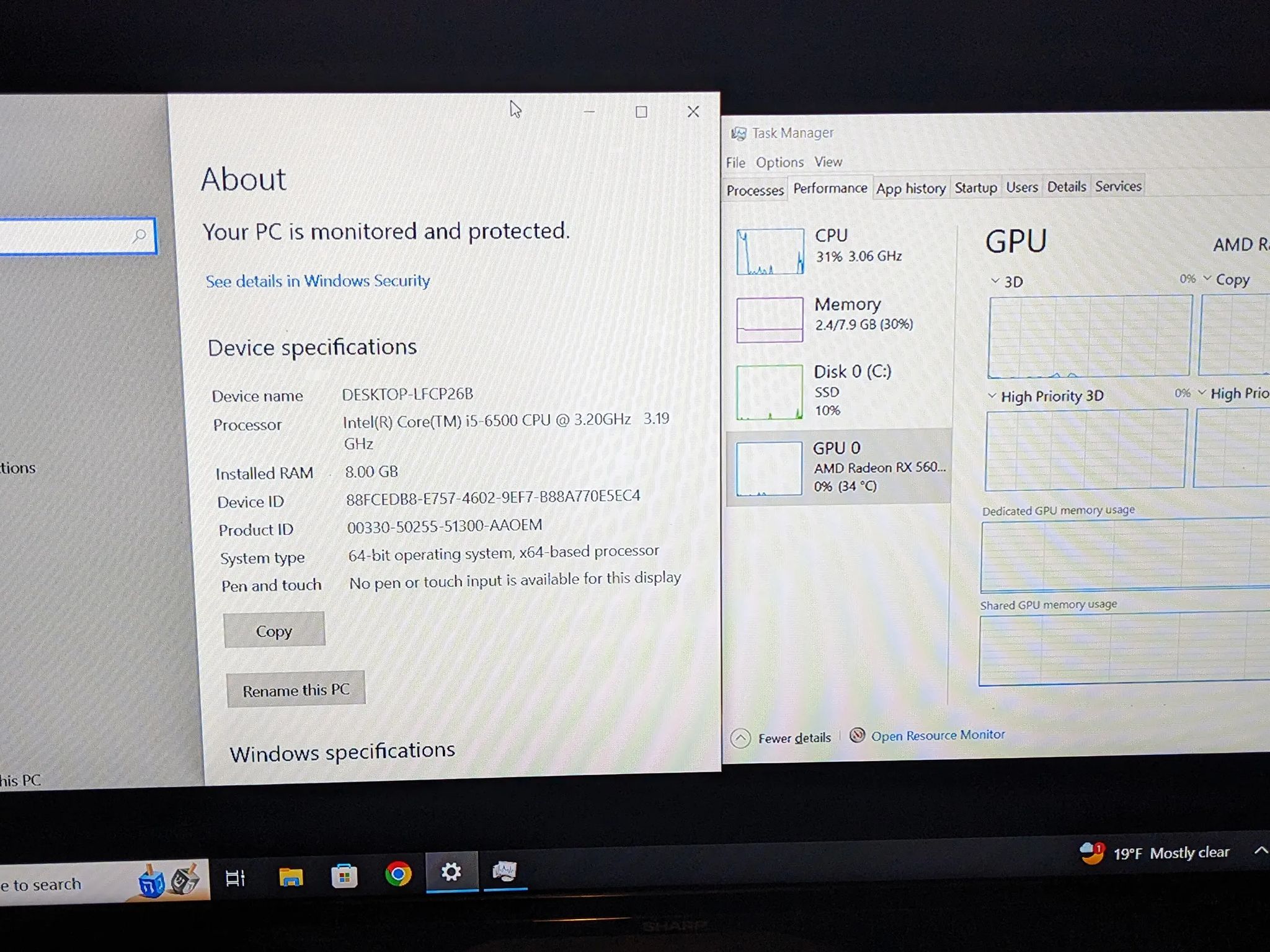 GamerSxin Custom 1440p, RX 5600XT, i5-6500, 8GB DDR4, 1TB SSD