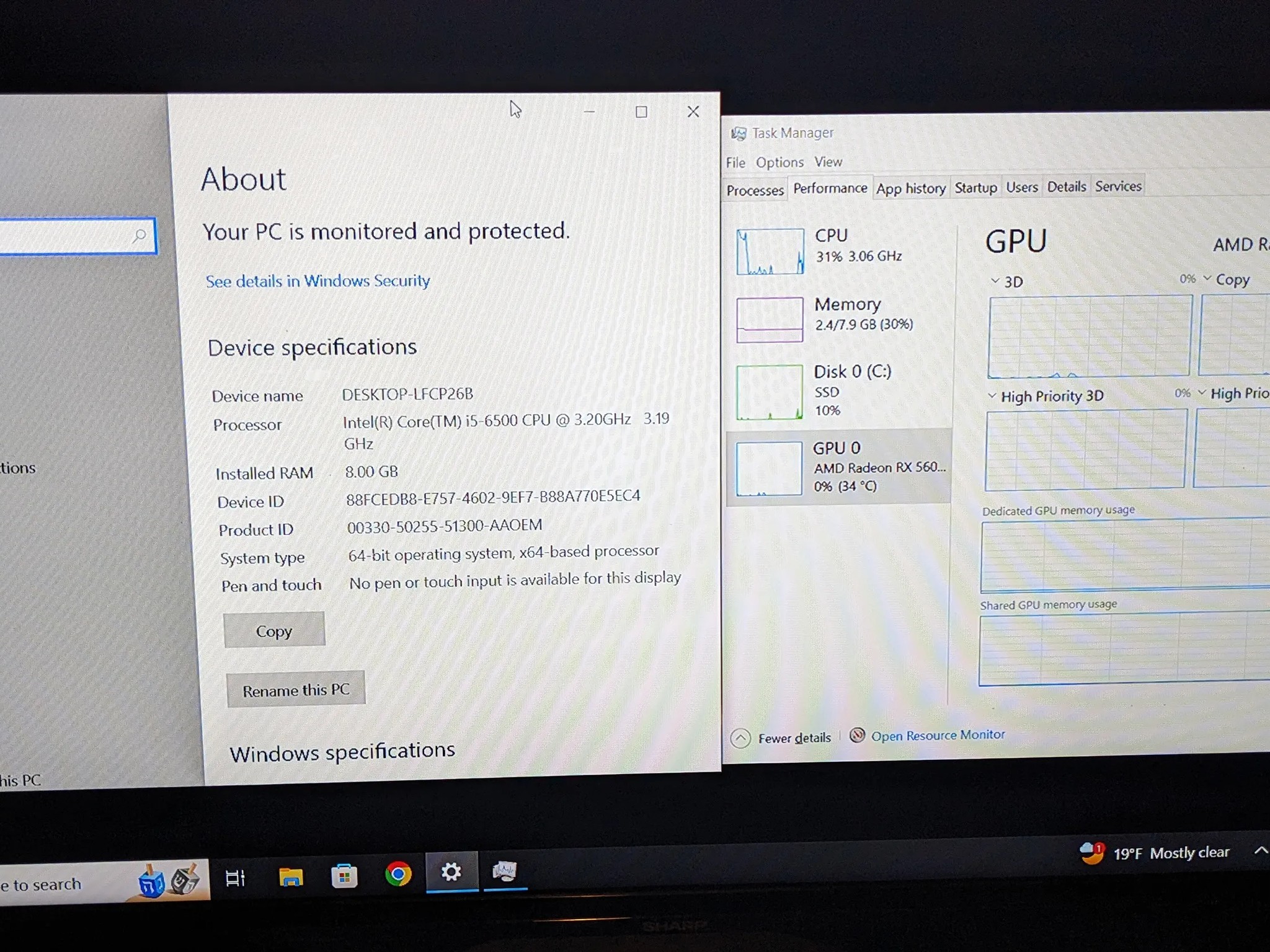 GamerSxin Custom 1440p, RX 5600XT, i5-6500, 8GB DDR4, 1TB SSD