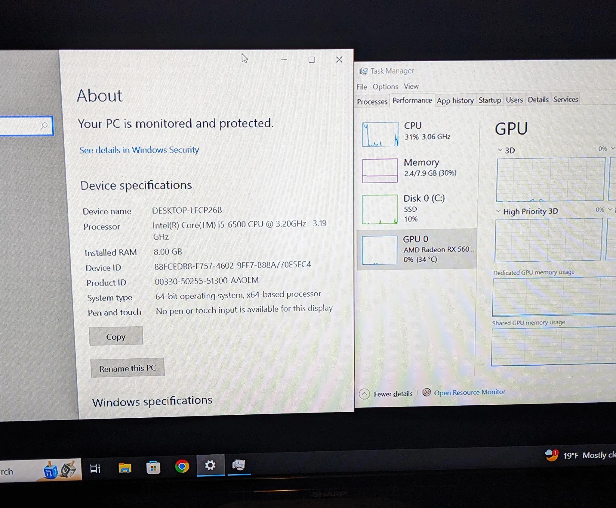 GamerSxin Custom 1440p, RX 5600XT, i5-6500, 8GB DDR4, 1TB SSD