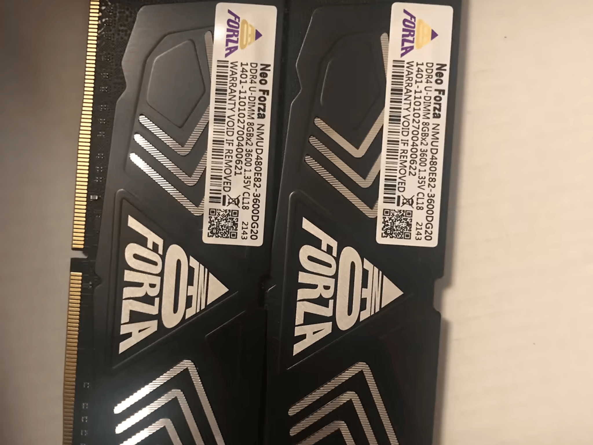Neo Forza DDR4 8GBx2 3600mhz Cl18