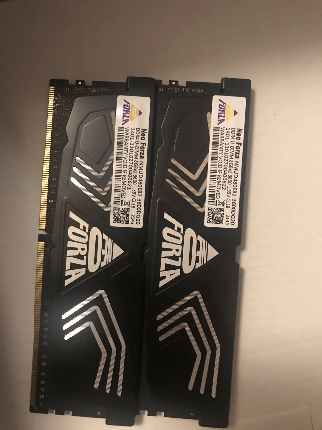 Neo Forza DDR4 8GBx2 3600mhz Cl18