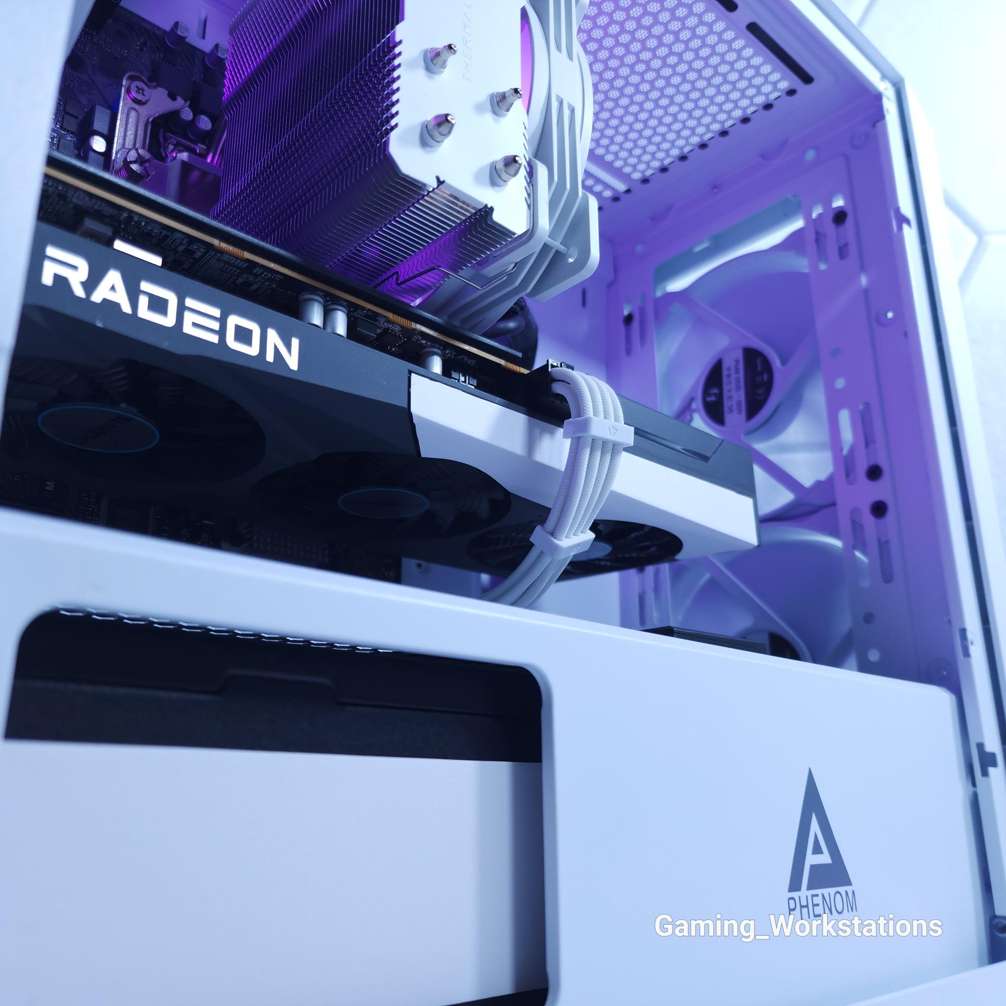 💜🤍1080p Gaming | RX 6600 | Core i3 12100T | 32GB 3200MHz | 1TB SSD