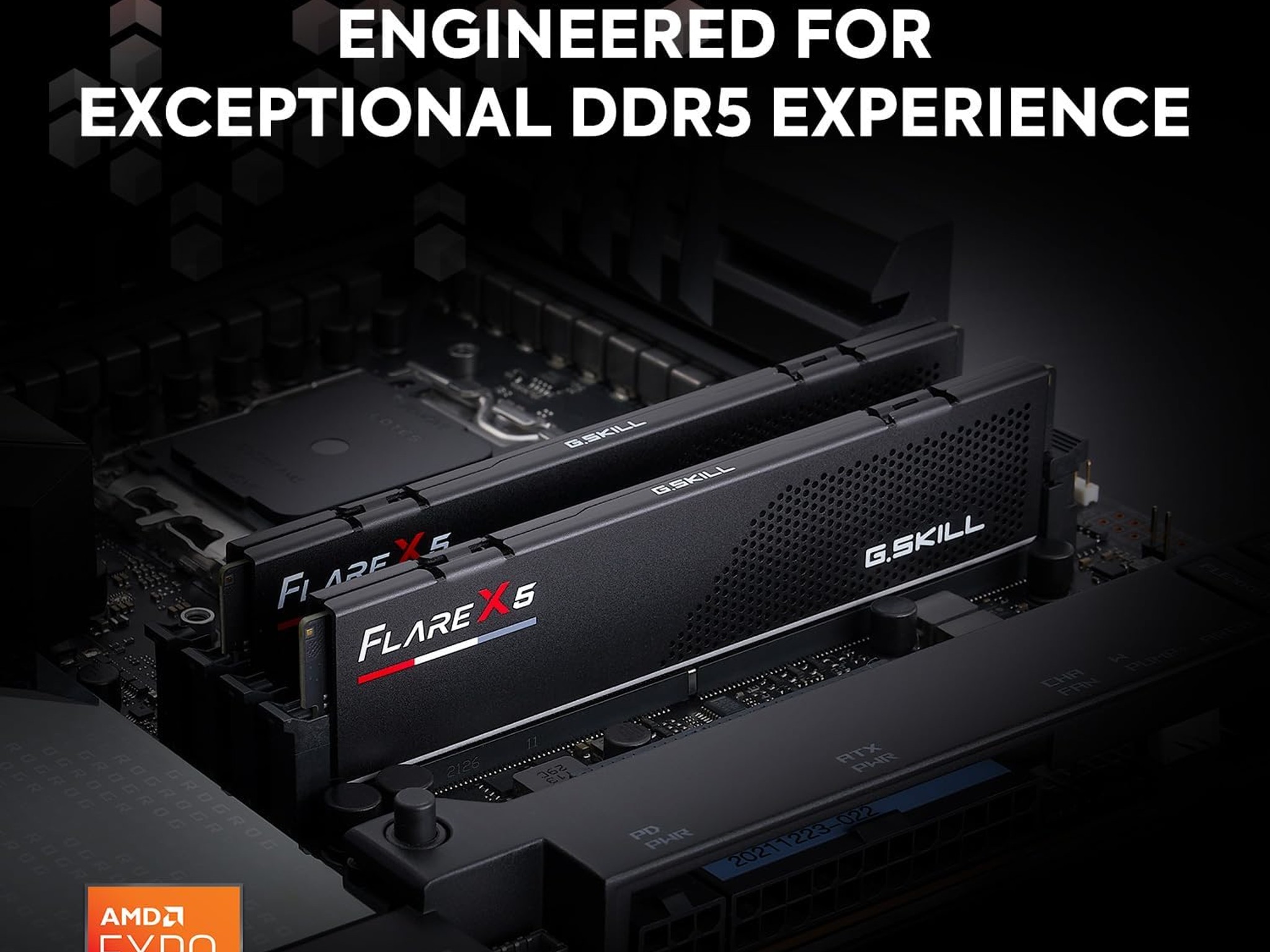 NEW G.Skill Flare X5 Series 32GB (2 x 16GB) DDR5-6000 PC5-48000 CL32 Dual Channel Desktop Memory Kit