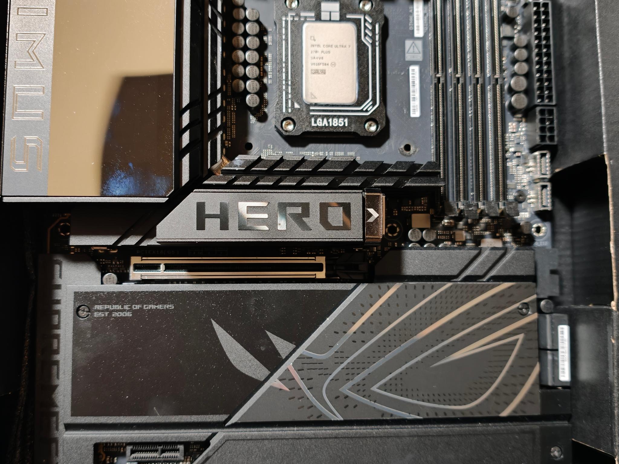 Motherboard Cpu Combo. 270K SP89+Asus Rog Maximus Z890