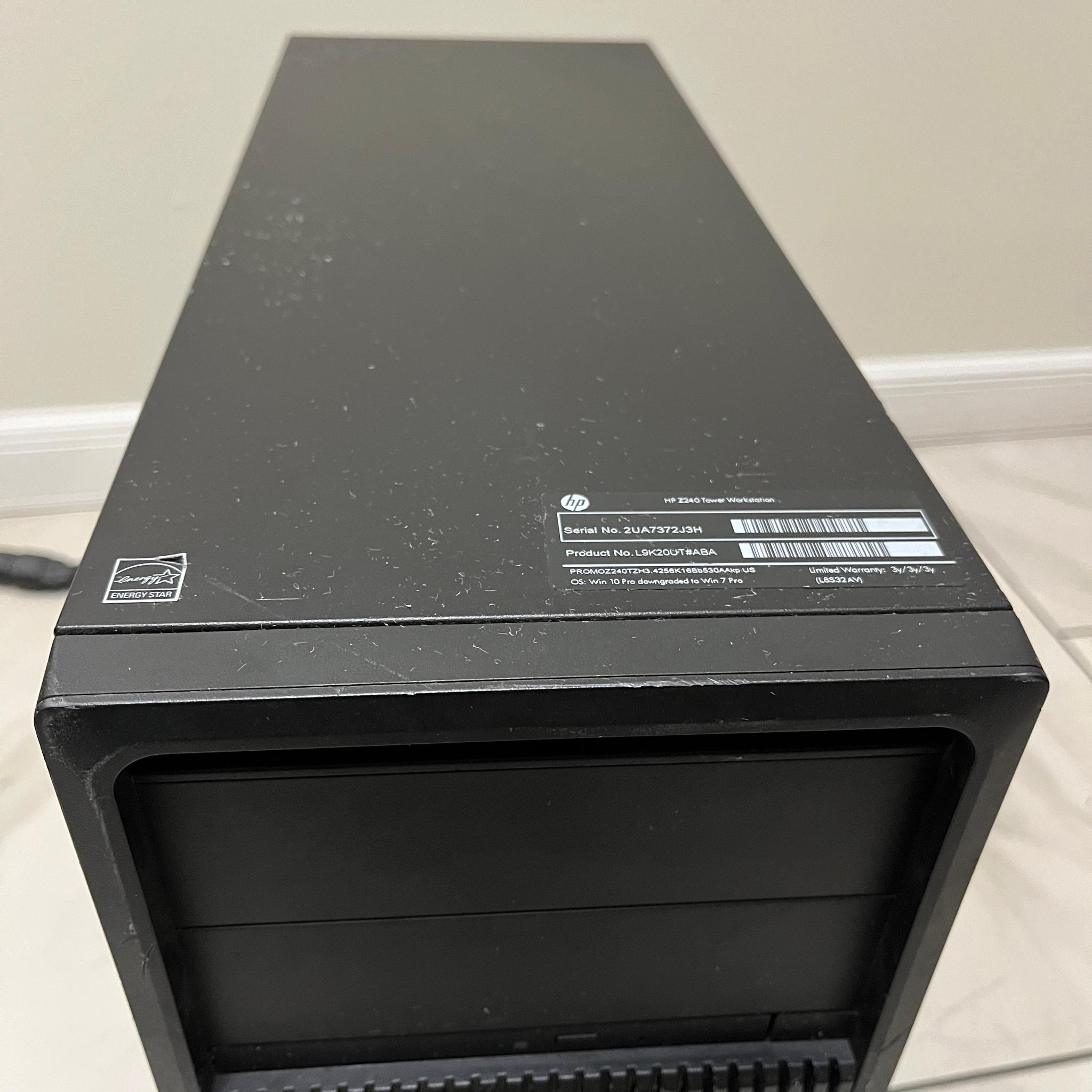 NVIDIA RTX 2070, Intel i7-6700, 16GB RAM, 750GB Storage - HP Z240 Gaming PC w/Wi-Fi & BT