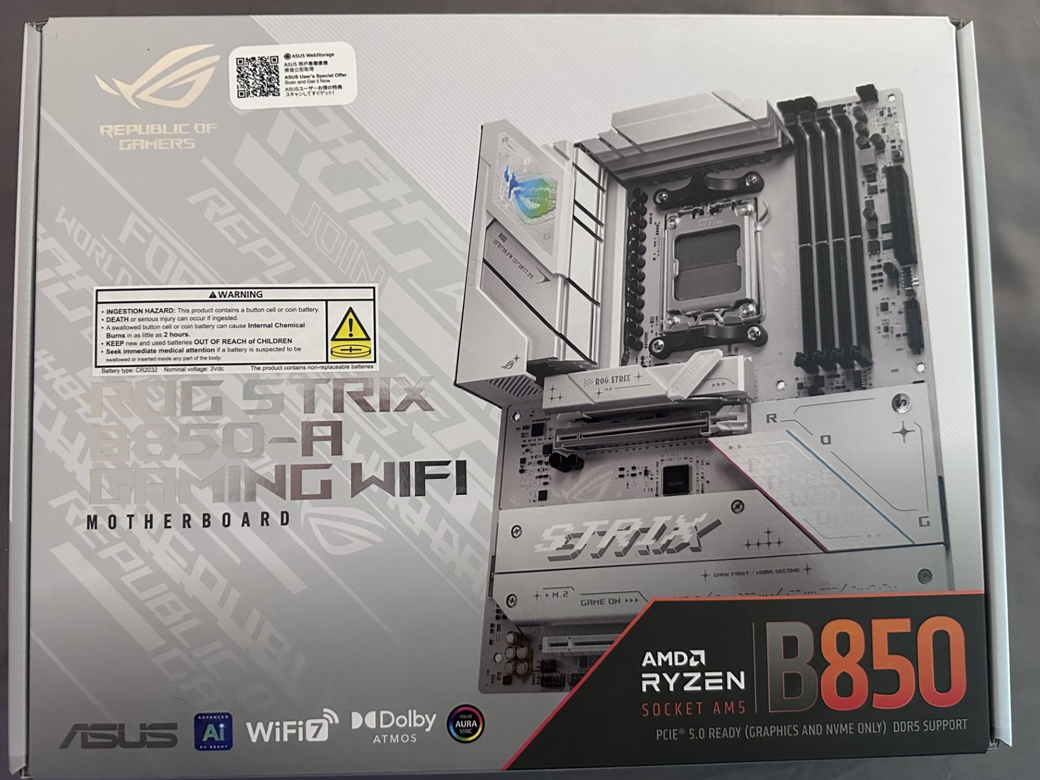 BNIB unopened B850 Motherboard!