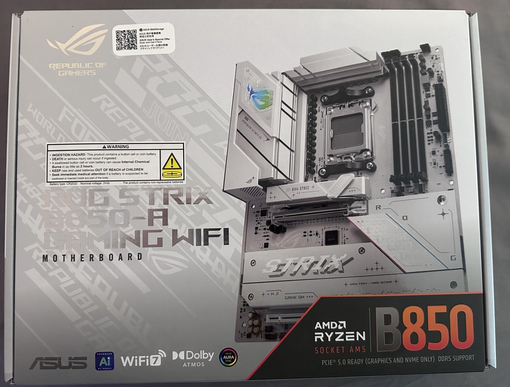 BNIB unopened B850 Motherboard!