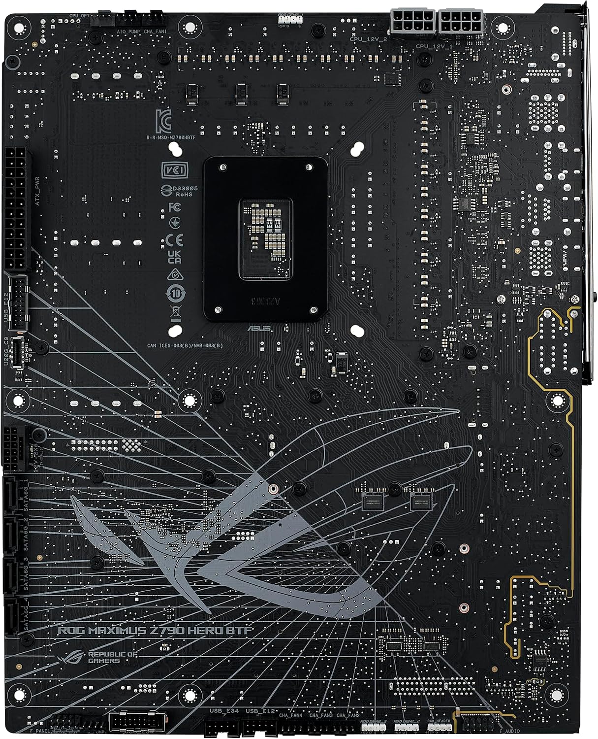 ASUS ROG MAXIMUS Z790 HERO BTF Intel Z790 LGA 1700 ATX DDR5 Desktop Motherboard