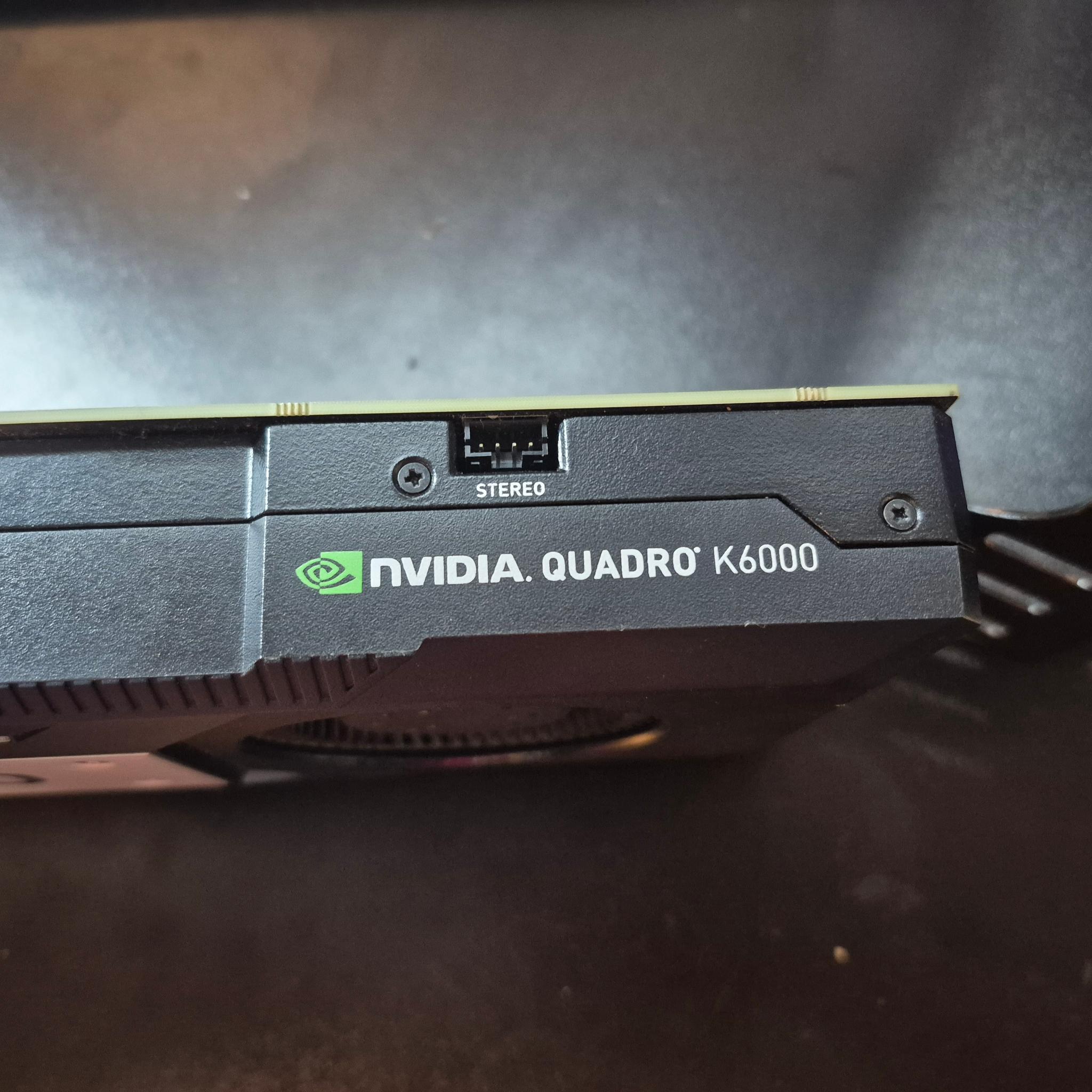 Nvidia Quadro K6000 12GB GPU