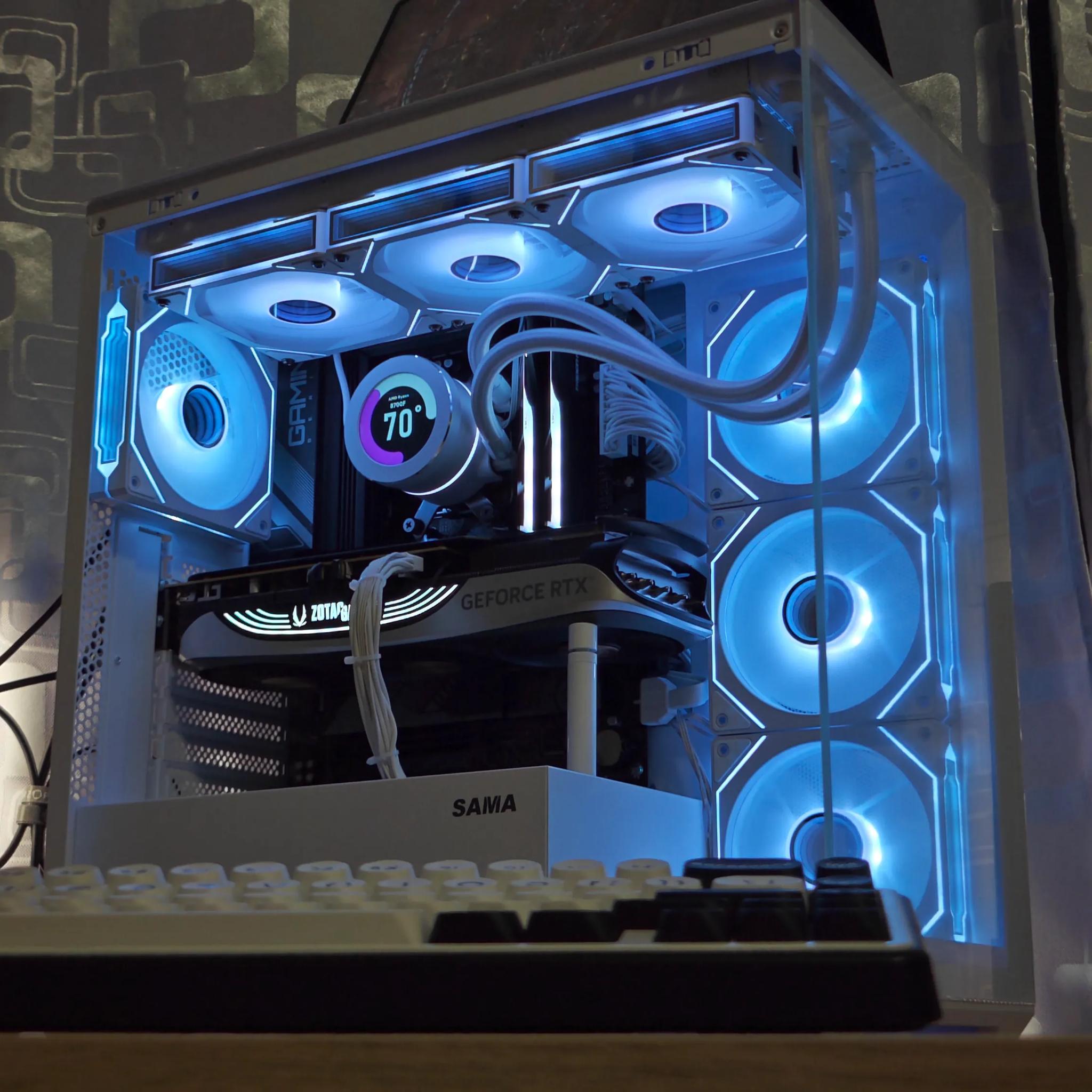 RTX 4070 Ti, Ryzen 7, 32GB DDR5, AM5 - 4K/1440P Gaming PC