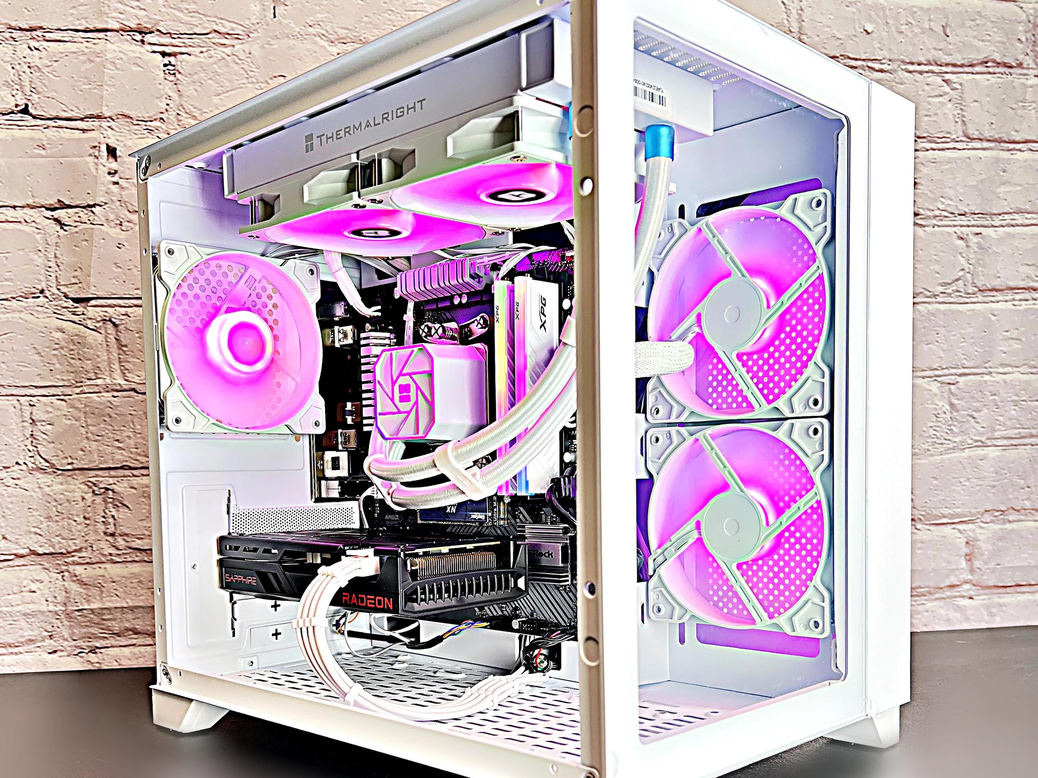 Ryzen 5 3600 RX 6600 16GB RAM 1TB M.2 Liquid Cooled Gaming PC