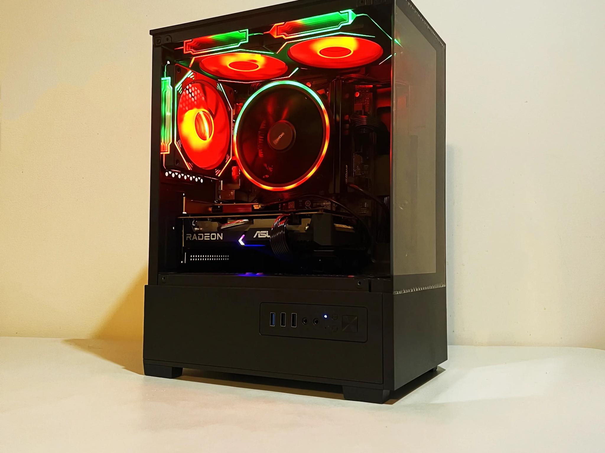 🔥SALE🔥 R5-3500x|RX 6500XT|16GB RAM|WIFI|ARGB Fans|-DepxTech Pre-Built PC