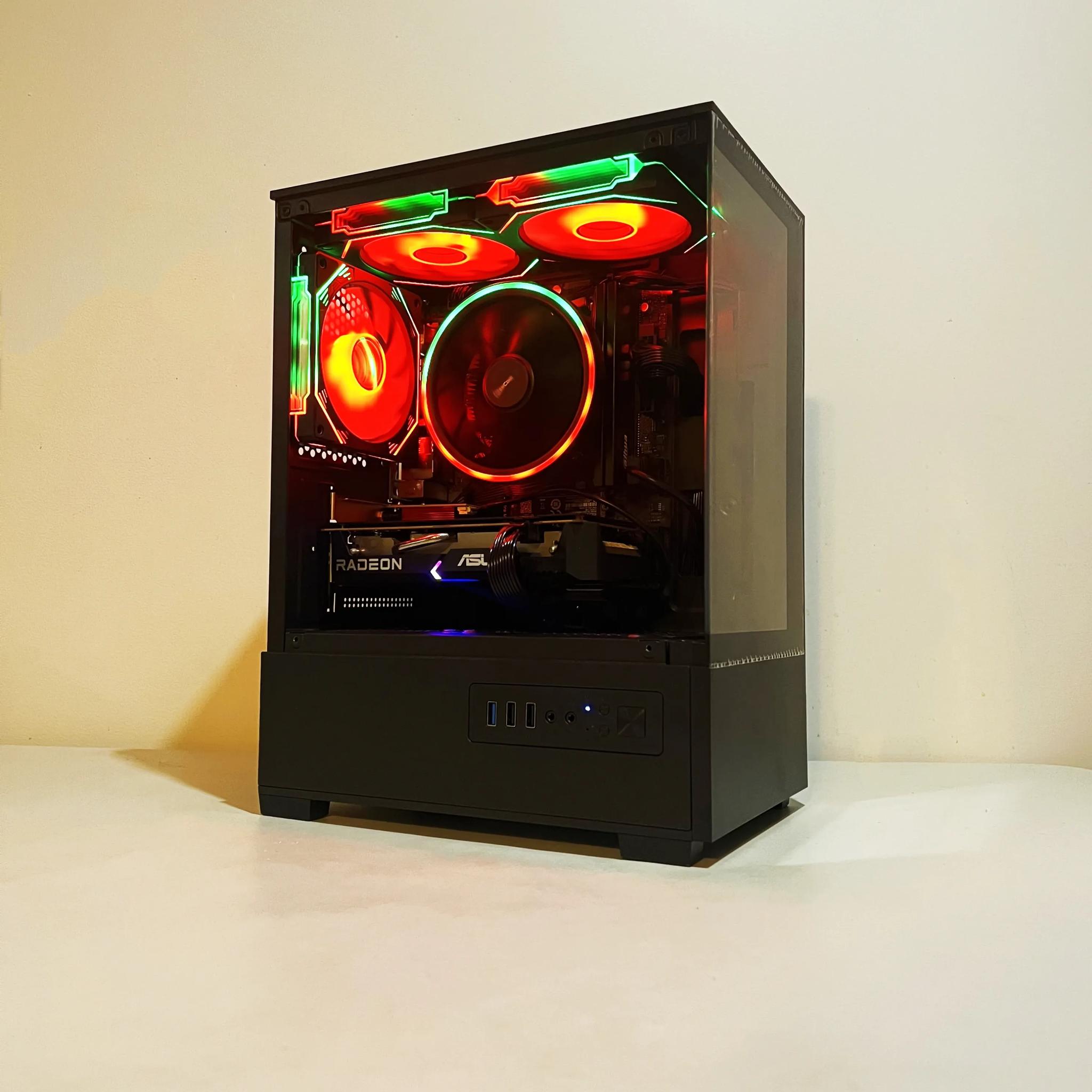 🔥SALE🔥 R5-3500x|RX 6500XT|16GB RAM|WIFI|ARGB Fans|-DepxTech Pre-Built PC