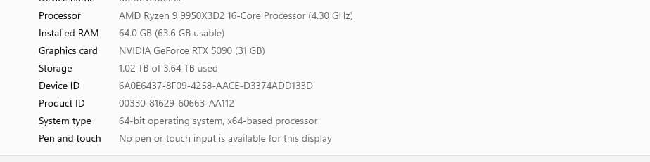 AMD Ryzen 9 9950X3D2 Dual Edition Granite Ridge AM5 4.30GHz 16-Core