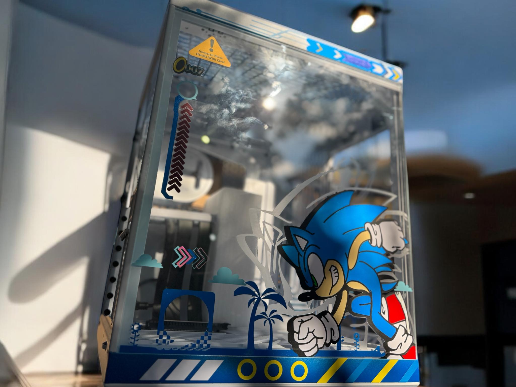 Custom Sonic Themed PC Case - Gotta Go Fast