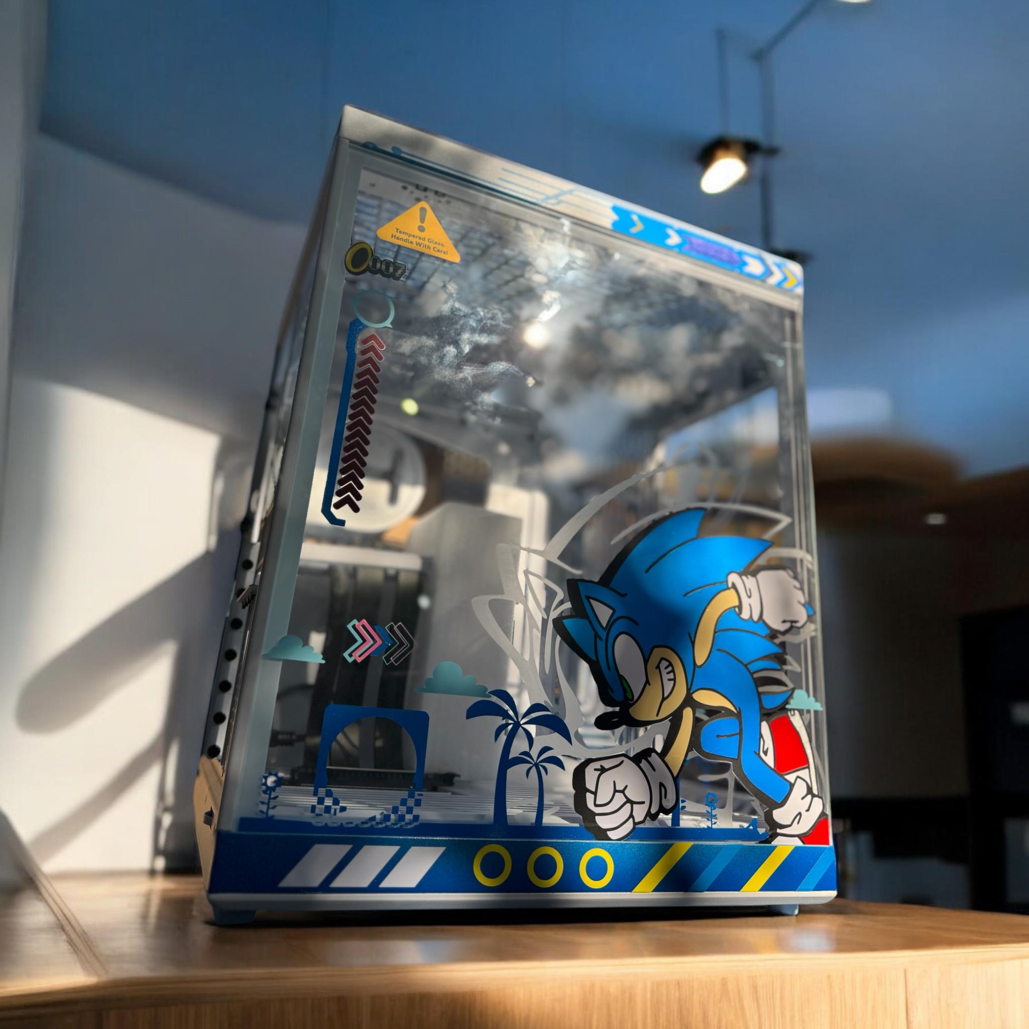 Custom Sonic Themed PC Case - Gotta Go Fast