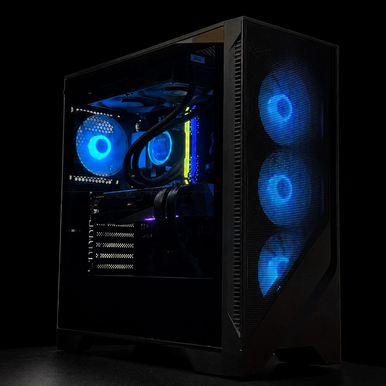 1440P Gaming Pc / Ryzen 7 5800X3D / RTX 3080 10G / 32GB Ram / 1TB SSD Storage / Liquid cooled