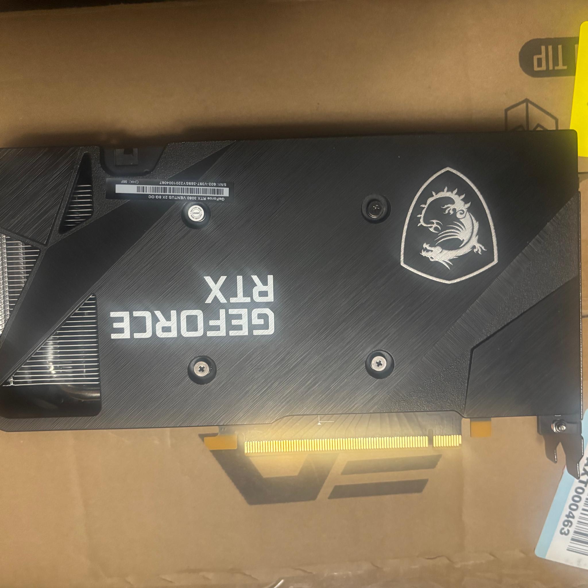 Msi 3050 RTX 8GB Geforce Ventus 2X OC