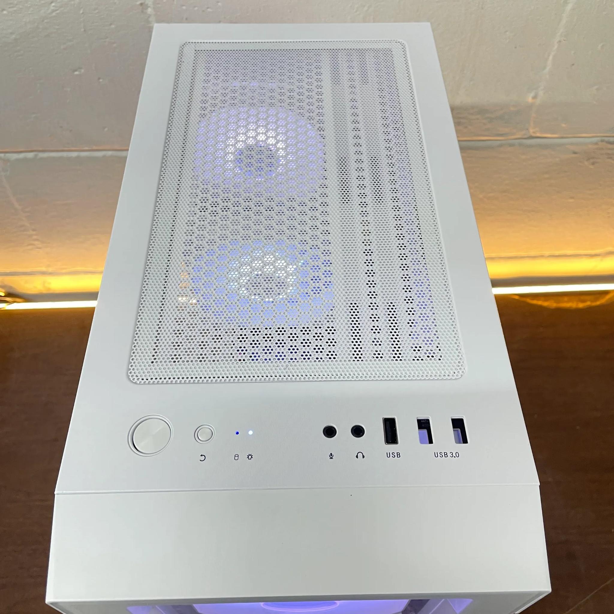 Frosty Gaming PC | Intel i7 / AMD RX580 / 8GB / 1.1TB Win 11 Pro + Wi-Fi