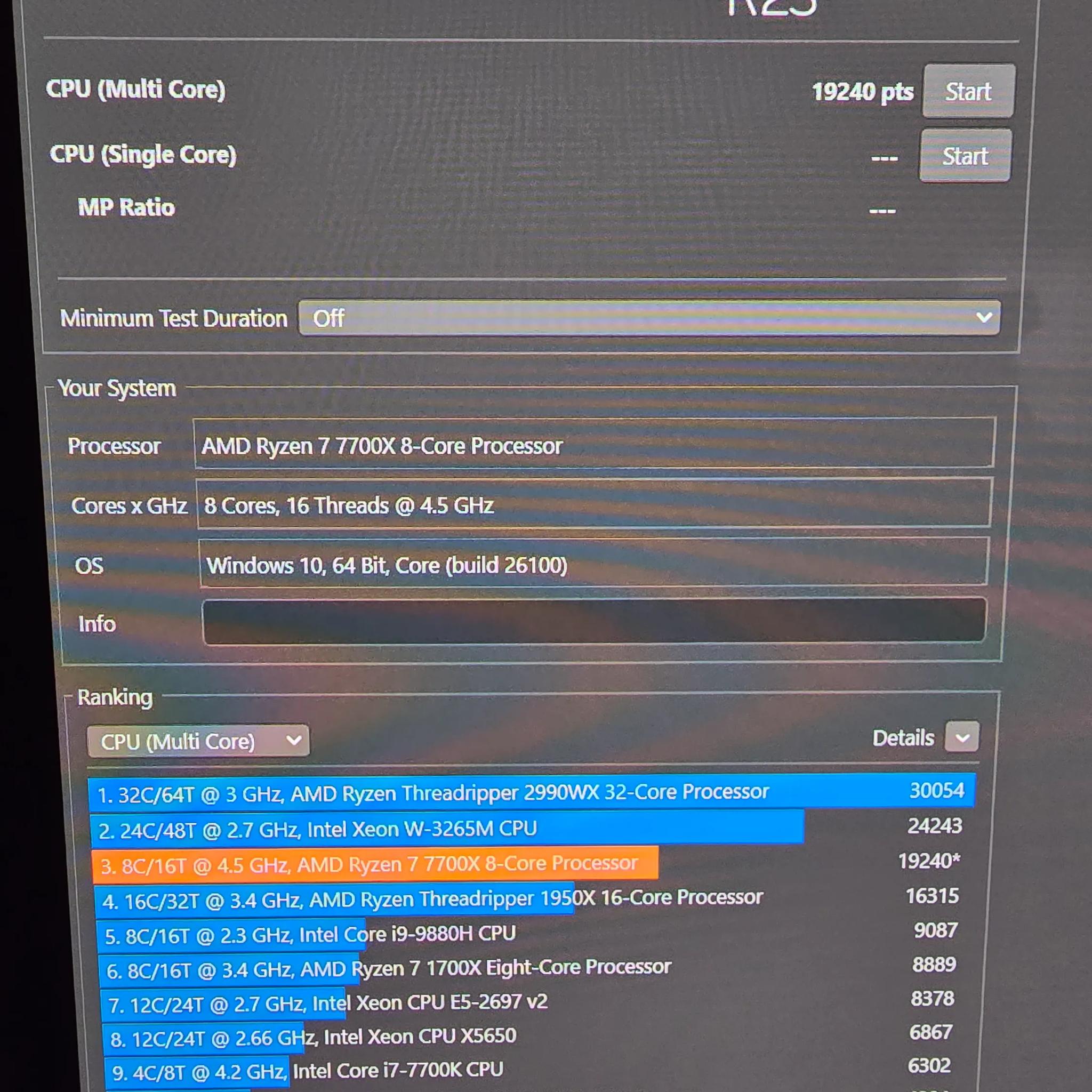 AMD Ryzen 7700x