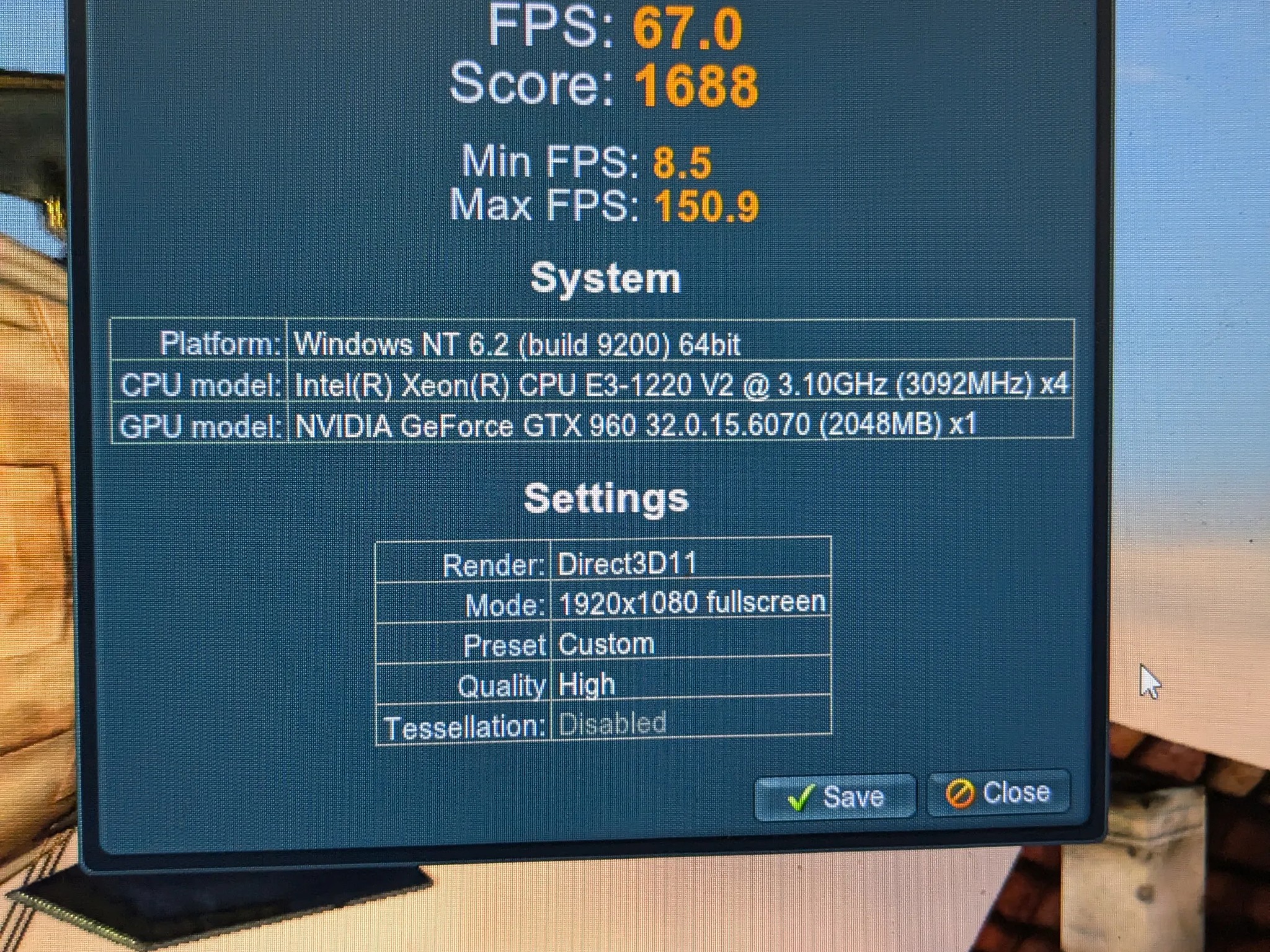 Esports Beater ~ Intel Xeon E3-1220v2 (Same as i5-3450), 16GB RAM, GTX 960 2GB, 400GB SSD, WiFi