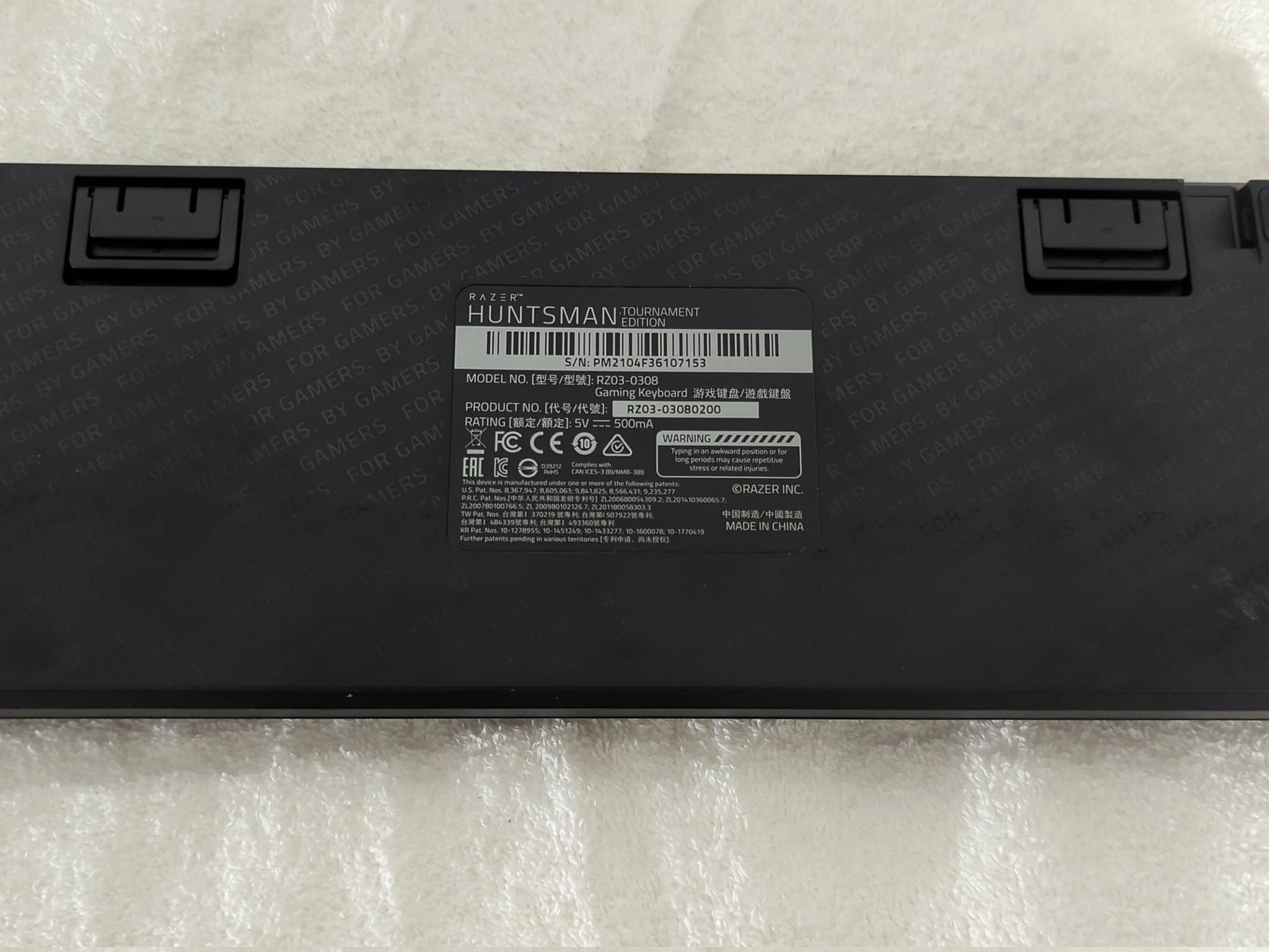 Razer Huntsman Tournament Edition RGB mechanical keyboard in excellent condition and barely used!