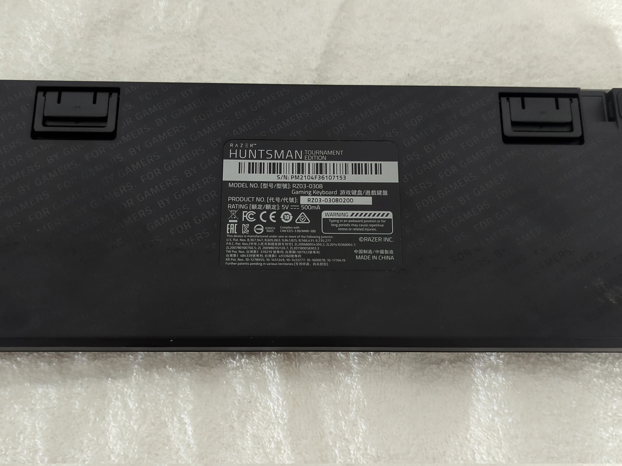 Razer Huntsman Tournament Edition RGB mechanical keyboard in excellent condition and barely used!