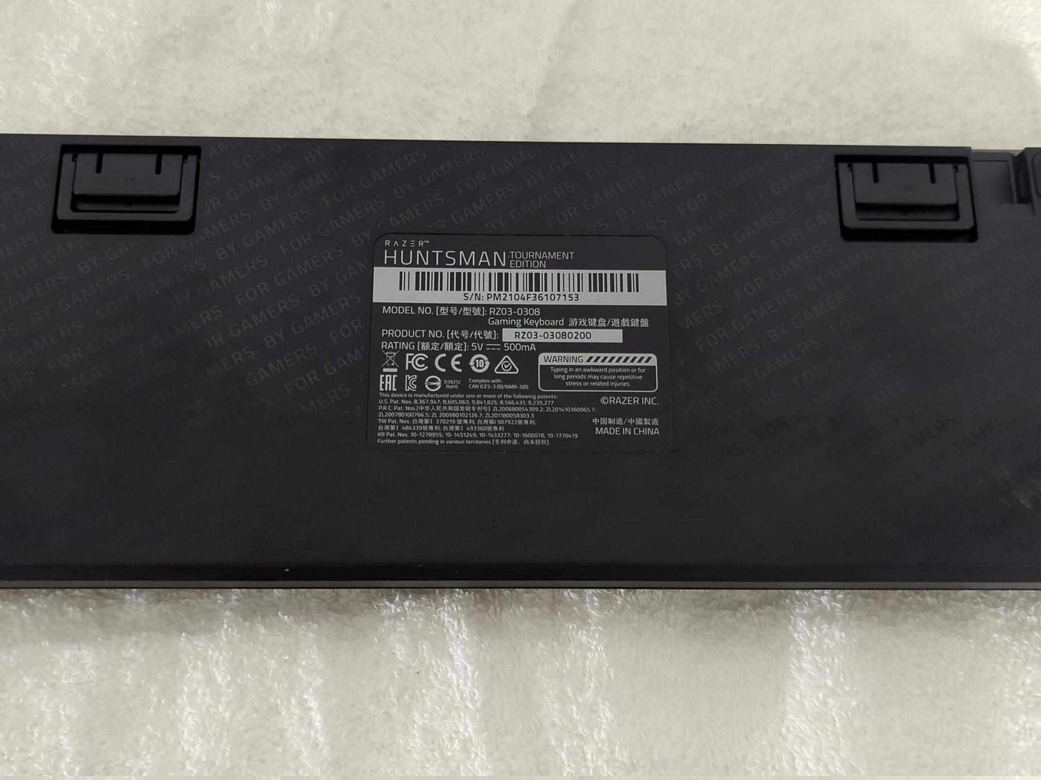 Razer Huntsman Tournament Edition RGB mechanical keyboard in excellent condition and barely used!