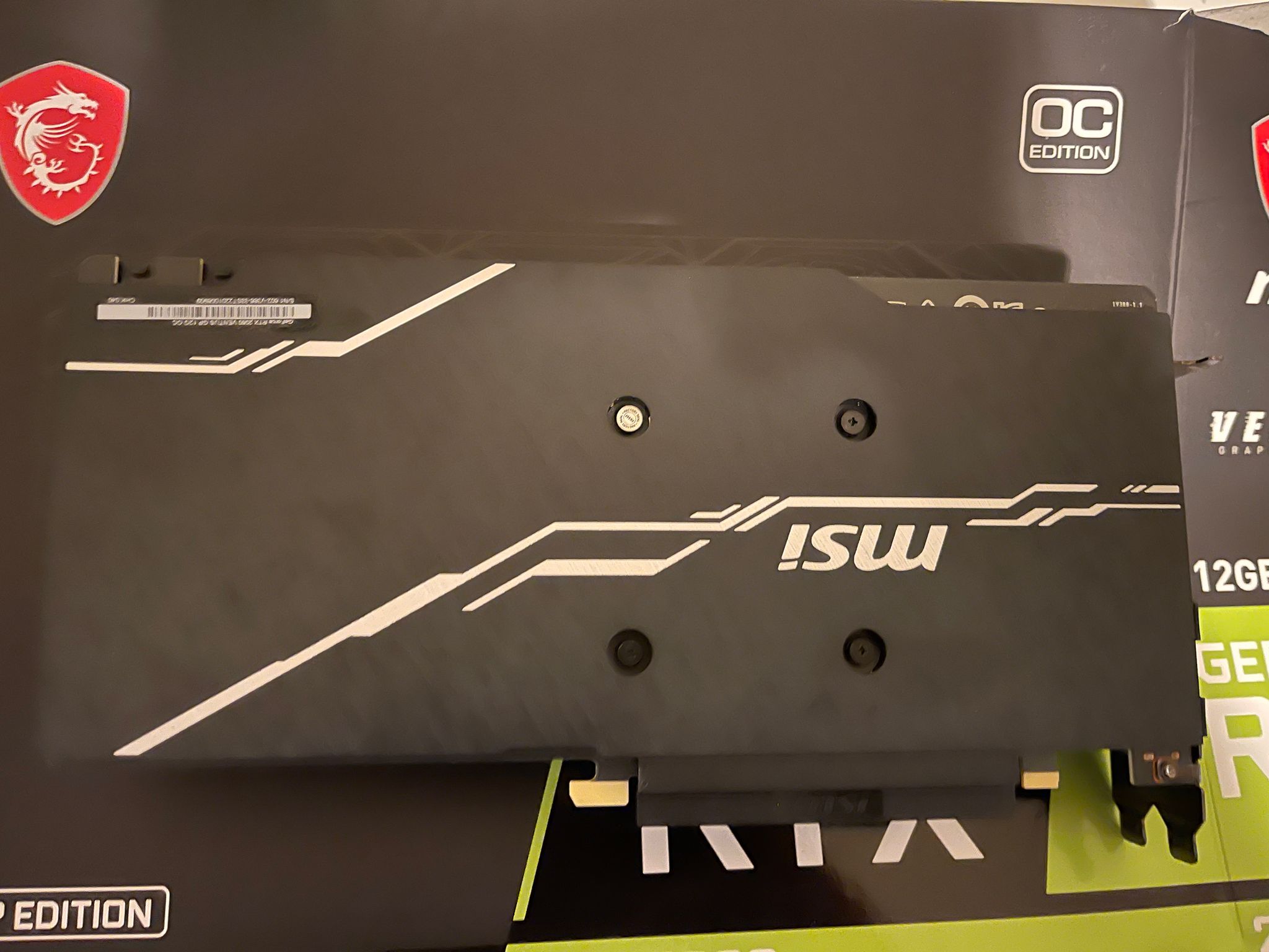 MSI Ventus RTX 2060 12gb OC