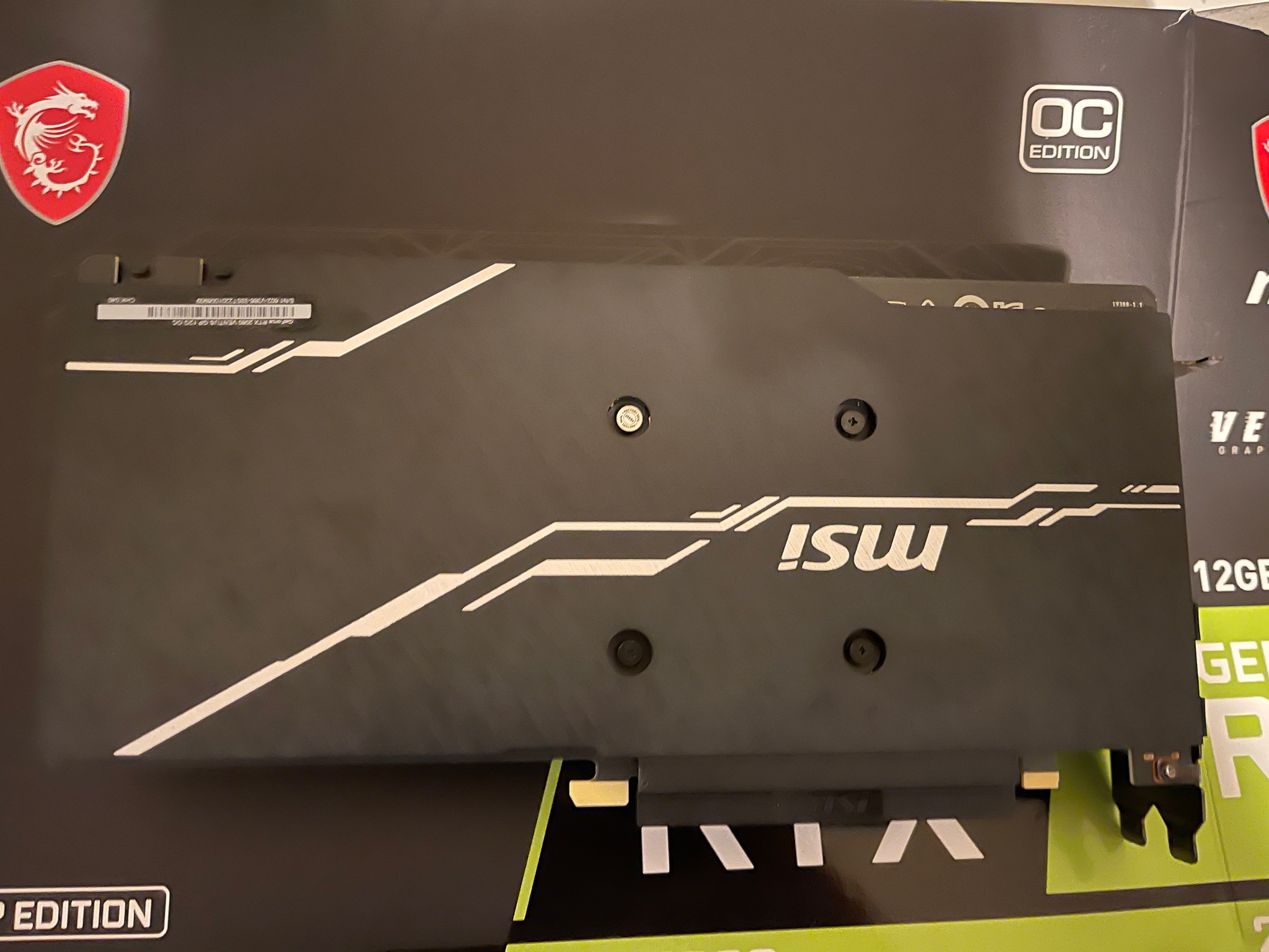 MSI Ventus RTX 2060 12gb OC