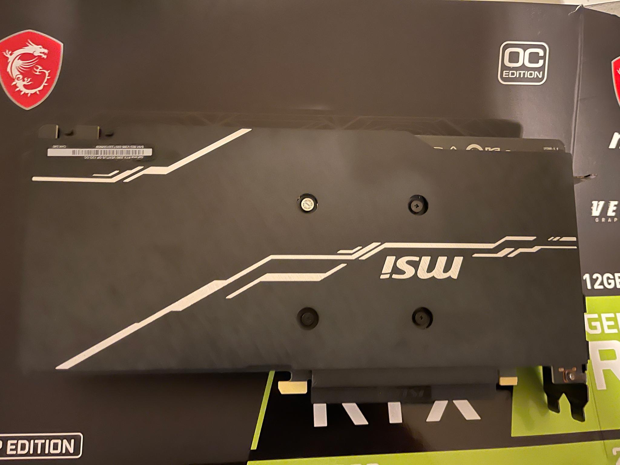 MSI Ventus RTX 2060 12gb OC