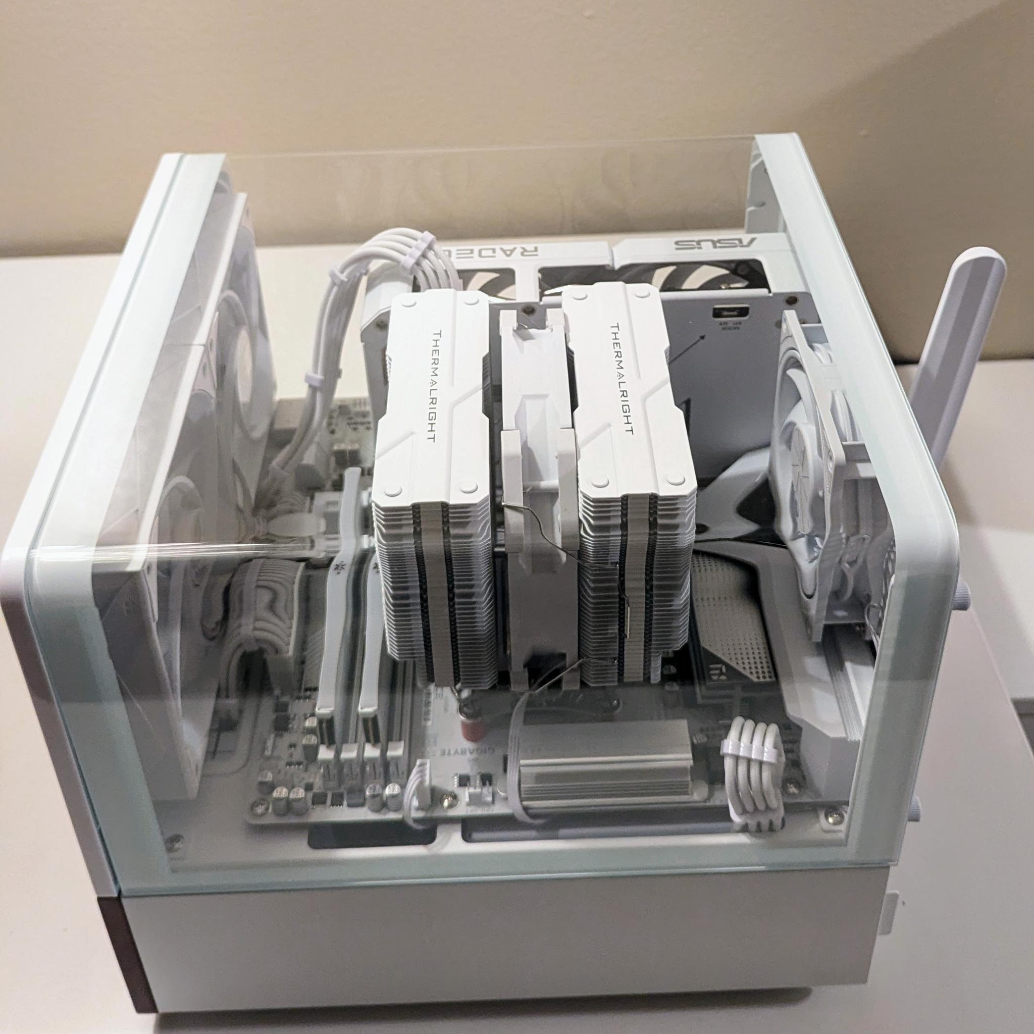 "Arctic Modern" - Minimalist Whiteout Build- 9060XT 16GB| Ryzen 7600X| 32GB DDR5|...