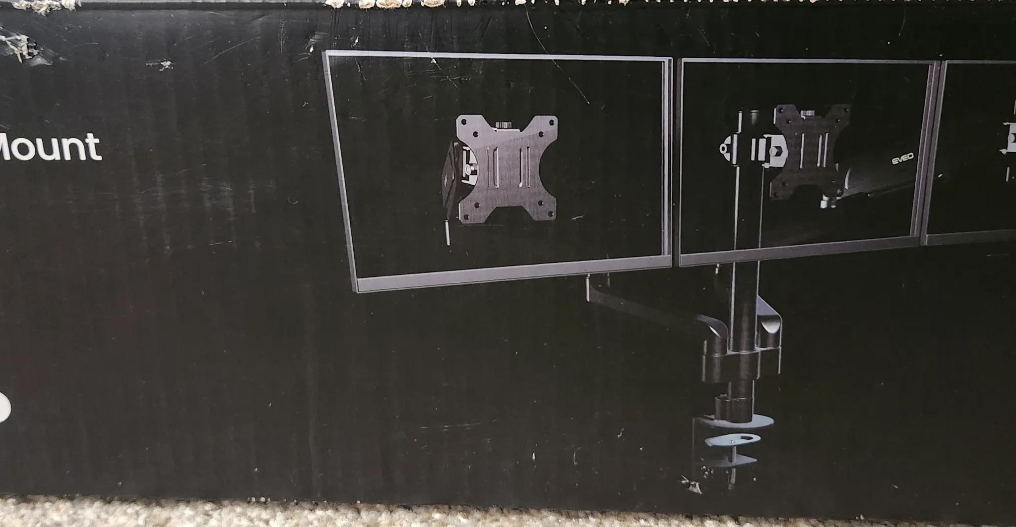 EVEO Triple Arm Monitor Mount