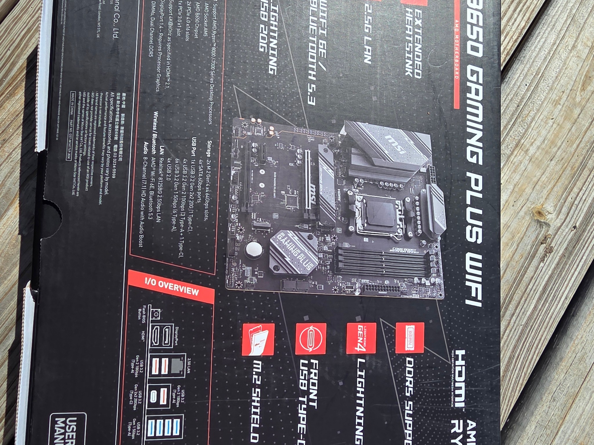 Msi b650 gaming plus wifi