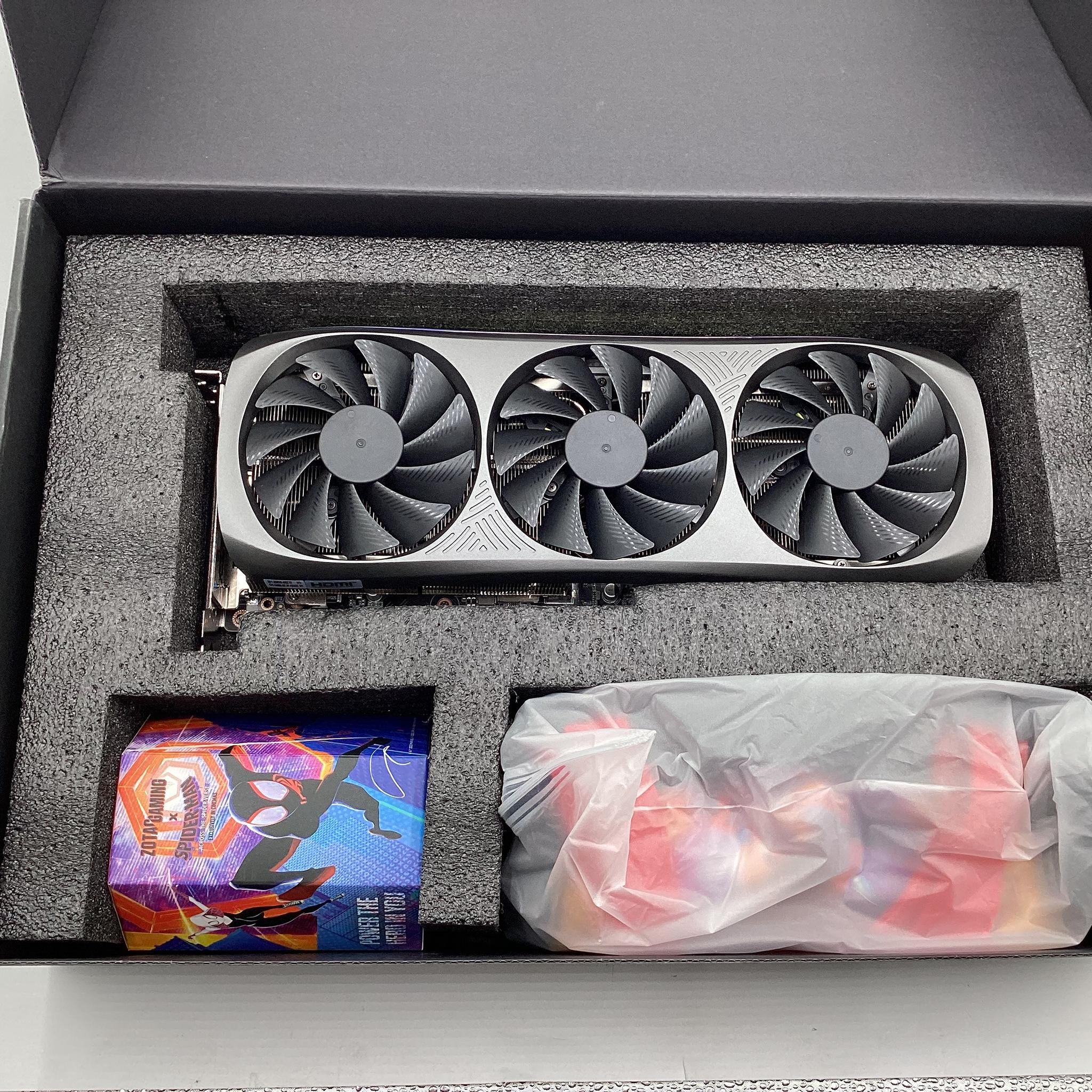ZOTAC Gaming GeForce RTX 4070 Ti AMP AIRO Spider-Man: Across The Spider-Verse Inspired Graphics Card