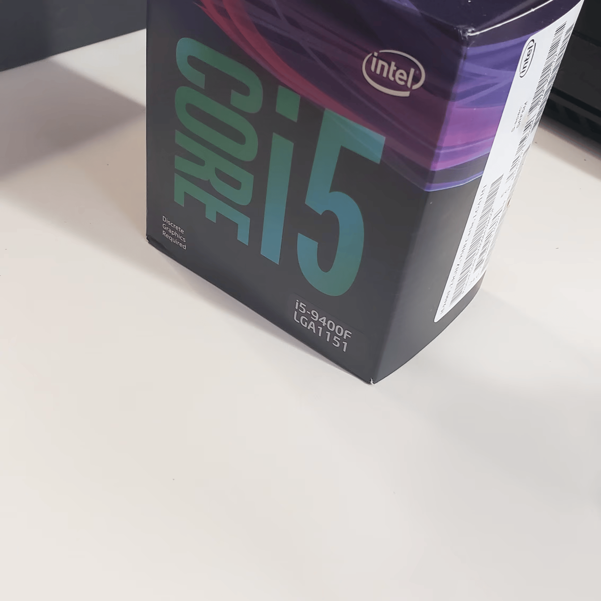 New i5-9400f with cooler