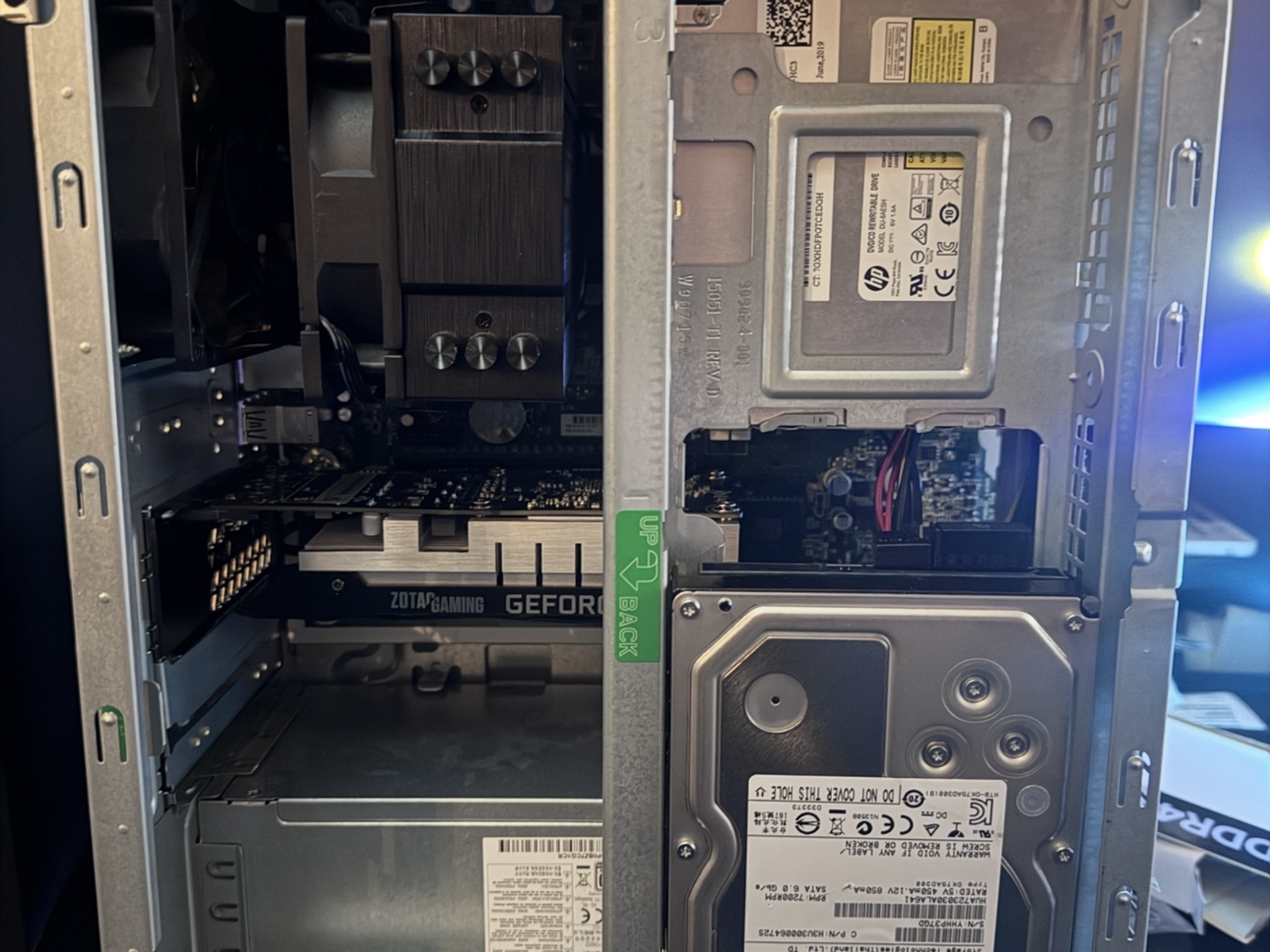 HP ProDesk i5 8500 6core RTX 3050 32gb DDR4 4TB