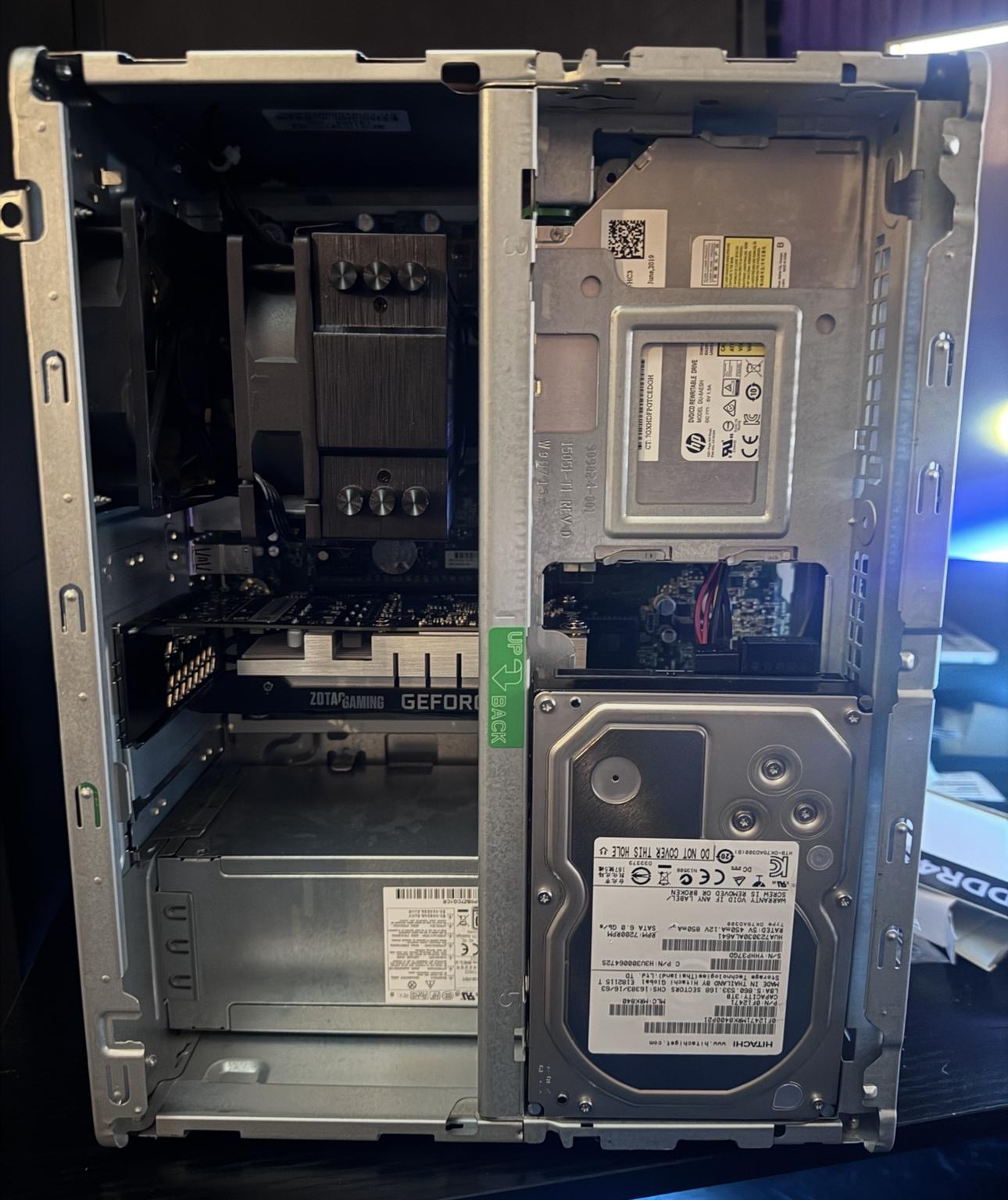 HP ProDesk i5 8500 6core RTX 3050 32gb DDR4 4TB