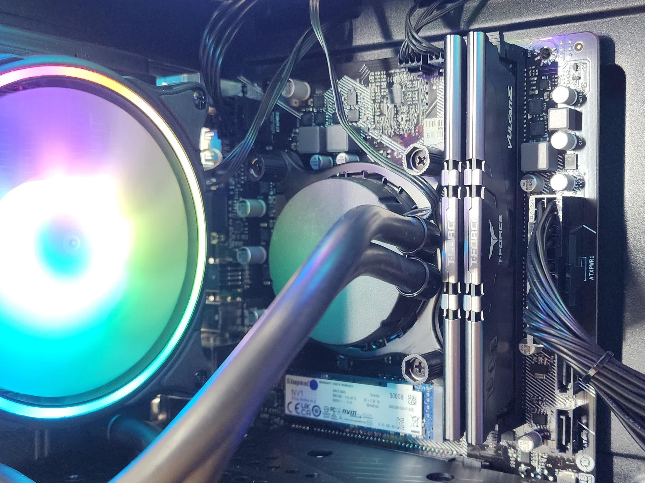 Gaming PC i3-10105F 16GB RAM 500GB SSD RX 580 8GB Windows 11 Computer