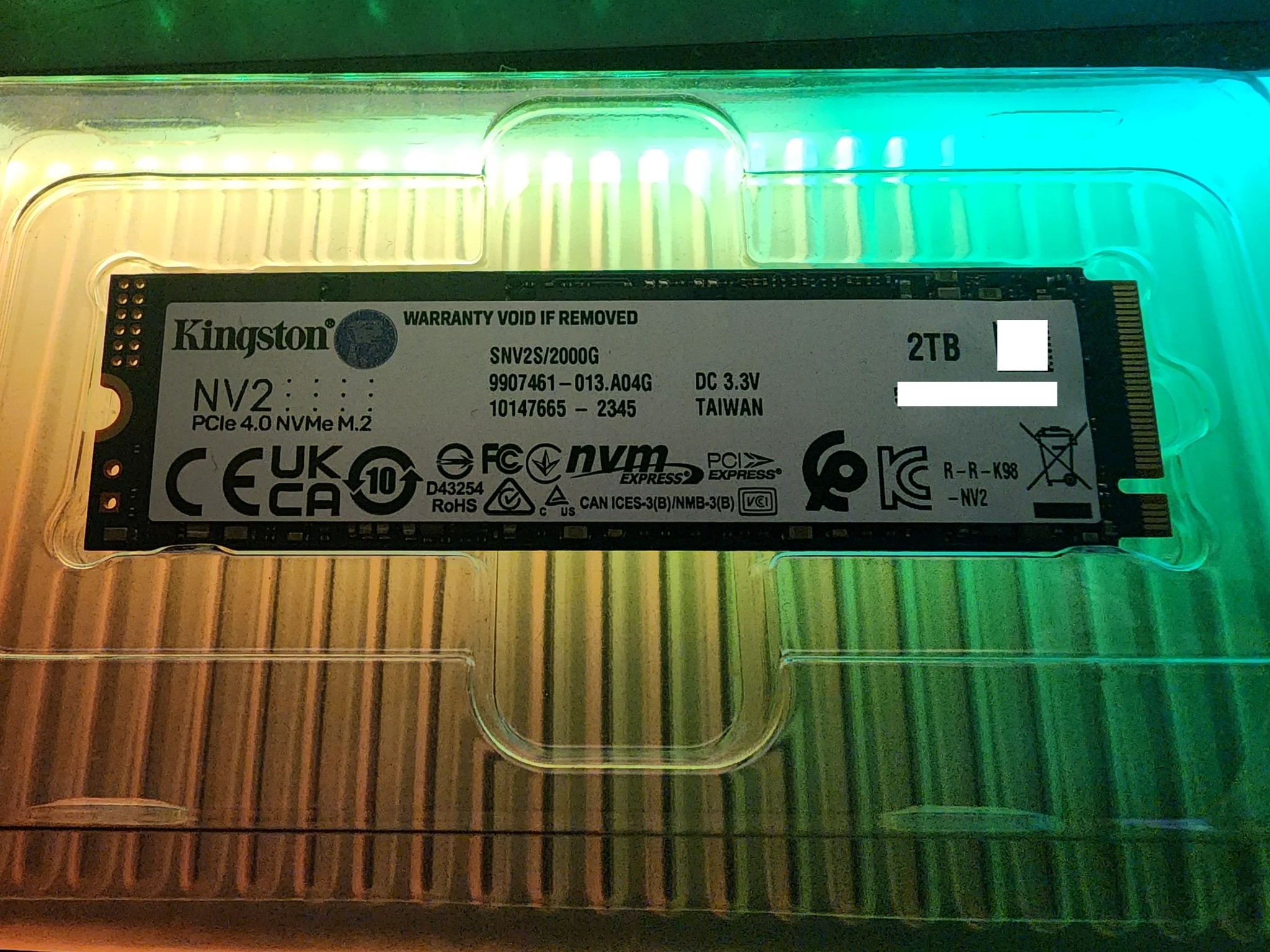 Kingston NV2 2TB M.2 2280 NVMe PCIe