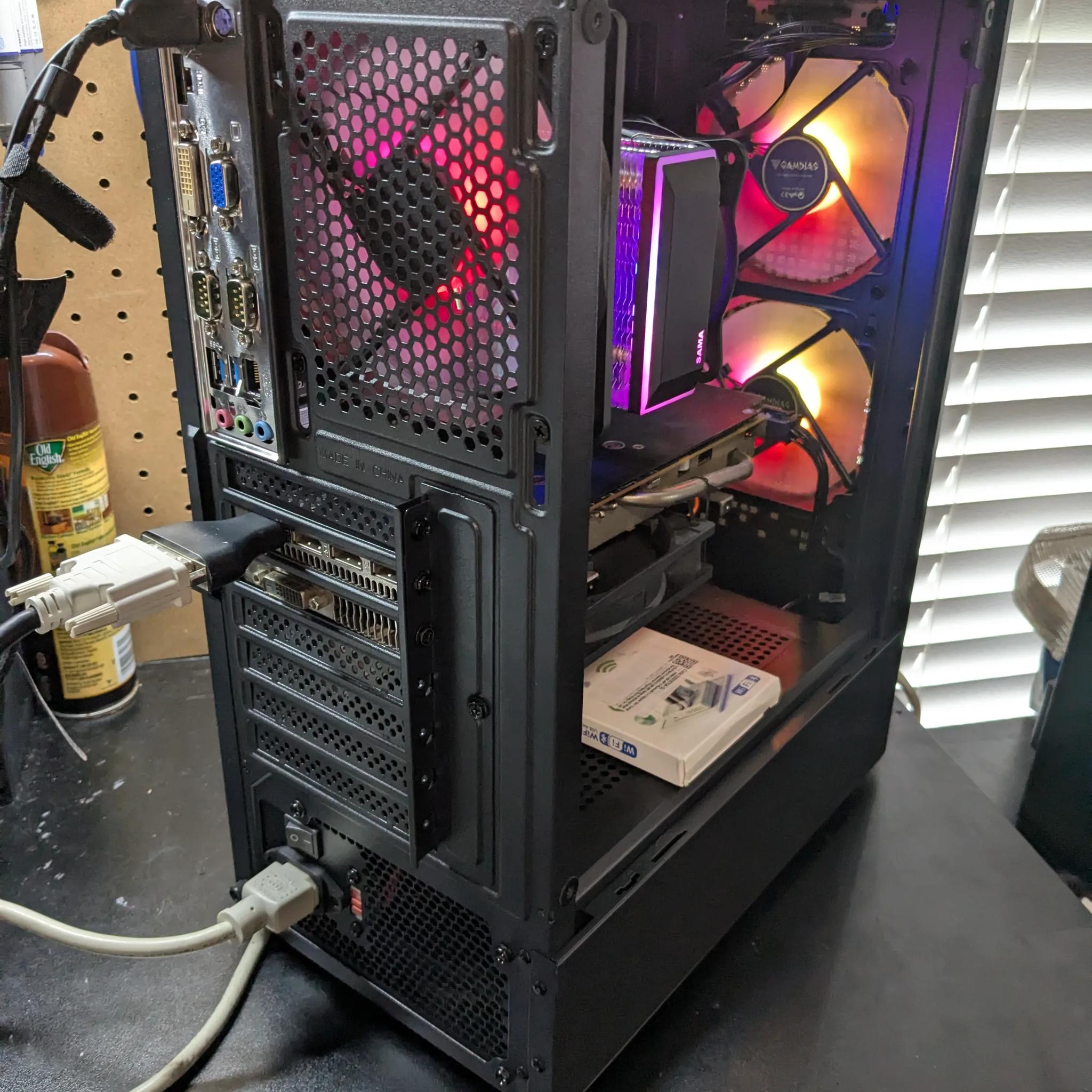 100 FPS Fortnite | 180 Day Warranty | i5-4570S, 16GB RAM, 480GB SSD, RX 480 8GB, RGB, Wifi, Win10
