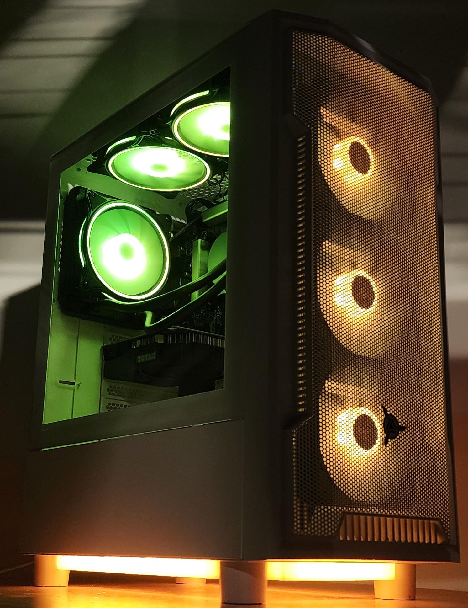 Gaming PC i3-10105F 16GB RAM 256GB SSD + 1TB HDD GTX 1050 Ti 4GB Win11 Computer