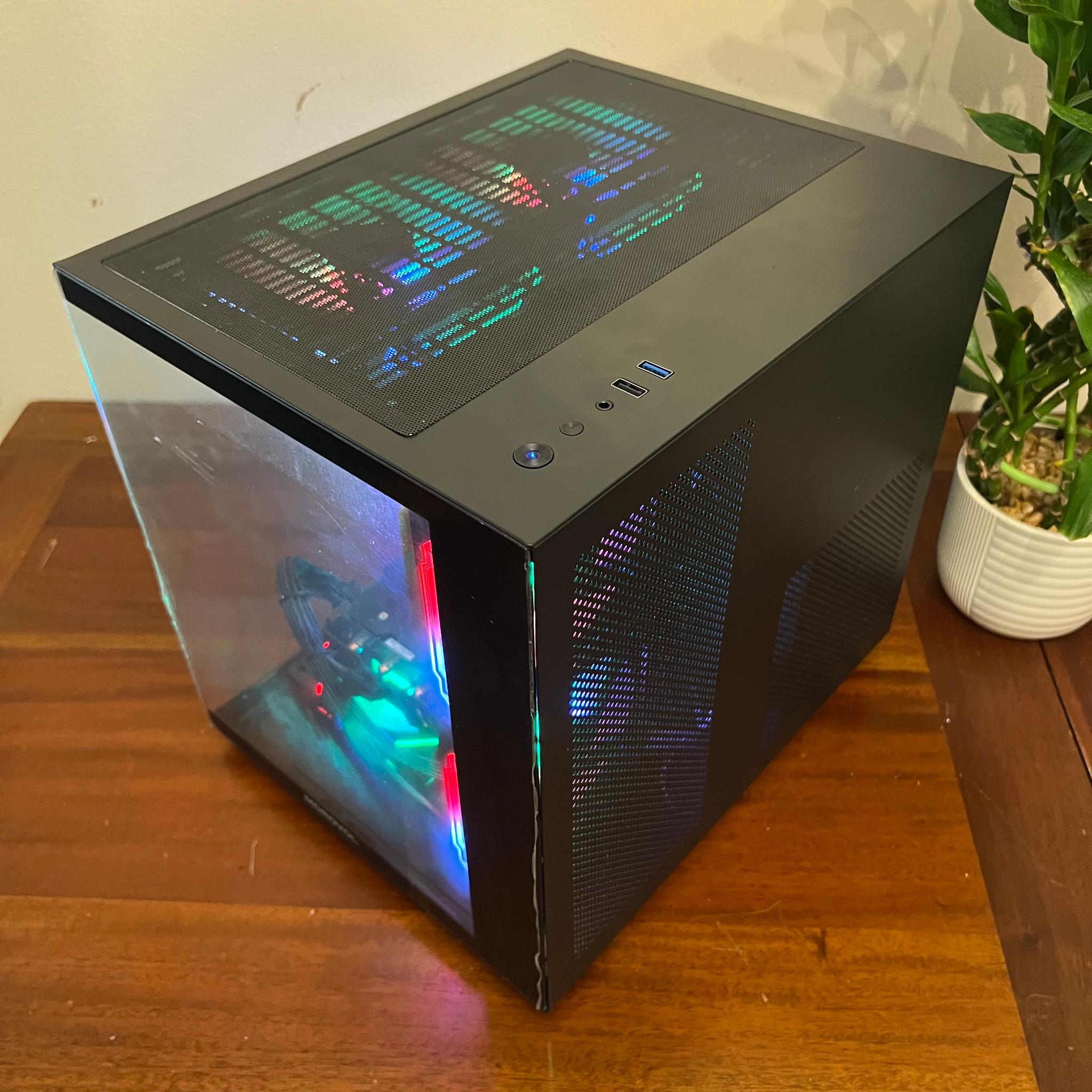6 Core Gaming PC GTX 1080 1TB Storage 32GB RAM WIFi & BT WINDOWS 11 Pro
