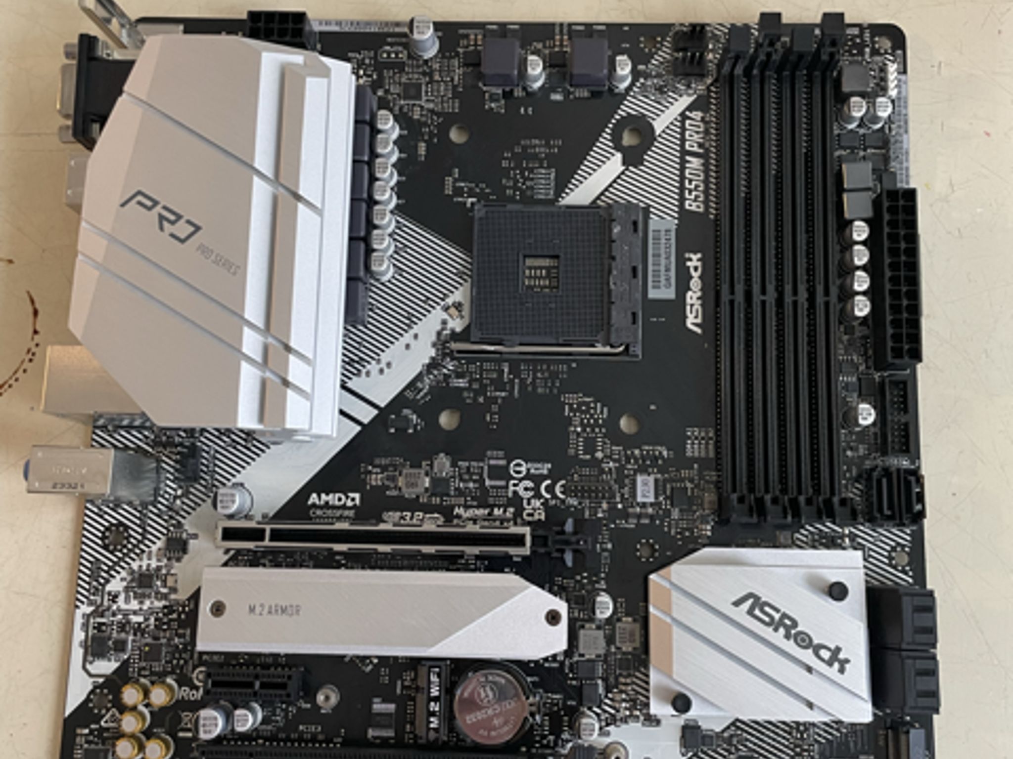 Big deal! Asrock b550 pro4 motherboard, corsair vengence 32gb ddr4 ram, and Ryzen 5 5600x...